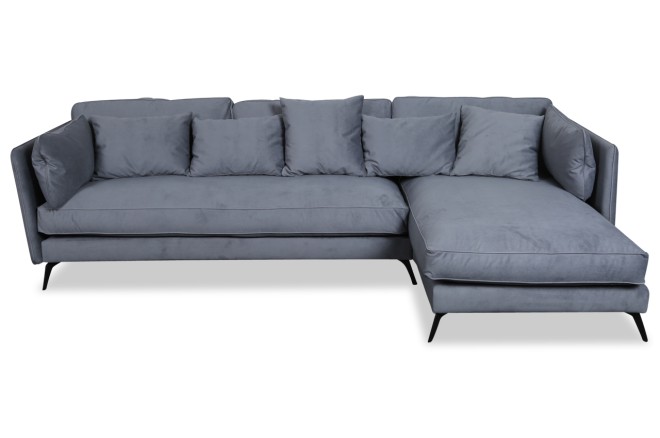 Ecksofa XL Bonham-P rechts - Anthrazit