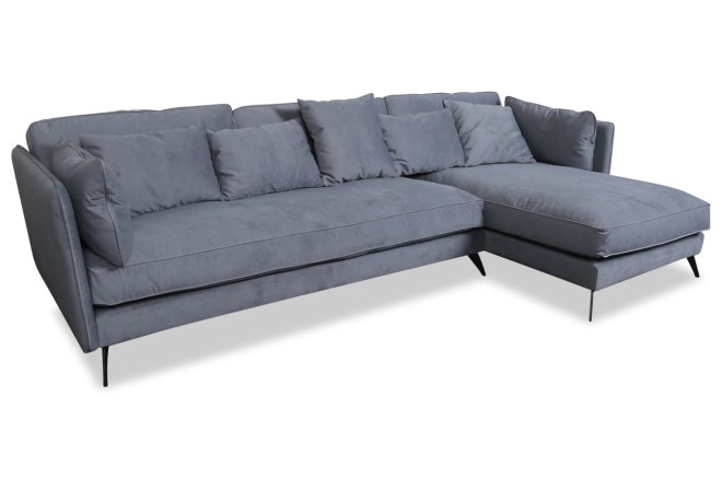 Ecksofa XL Bonham-P rechts - Anthrazit