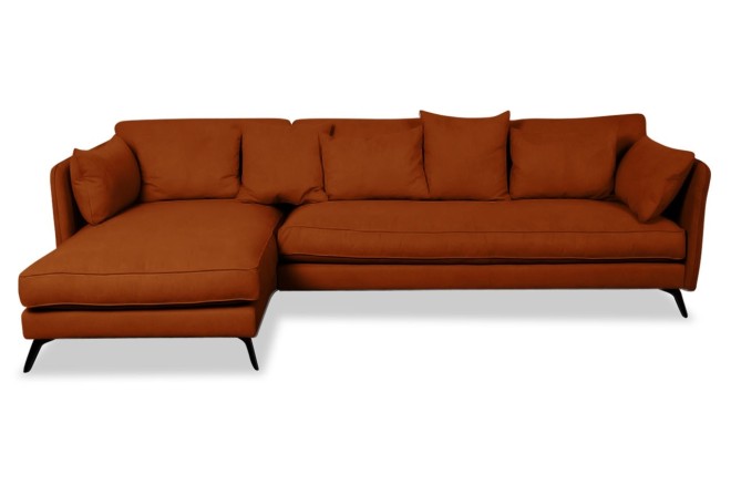 Ecksofa XL Bonham-P links - Rust