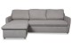 Ecksofa Jolyne-P links - mit Schlaffunktion - Taupe