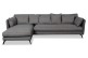 Ecksofa XL Bonham-P links - Stahl