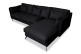 Ecksofa XL Bonham-P rechts - Asphalt