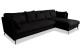 Ecksofa XL Bonham-P rechts - Asphalt