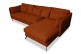 Ecksofa XL Bonham-P rechts - Rust