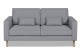 2er-Sofa Knightsbridge - Silber