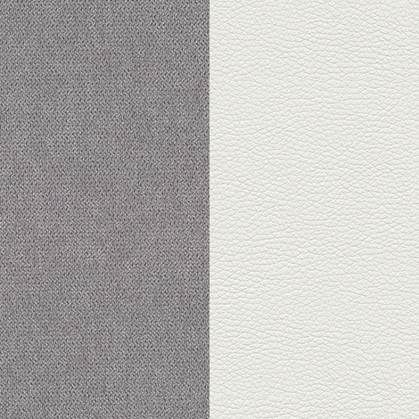 Eckgarnitur Stillo-P rechts - mit Schlaffunktion - Warmes Grau