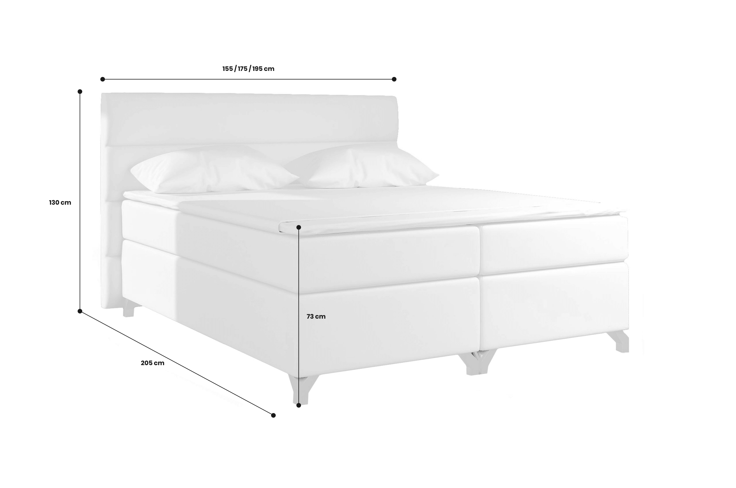 Boxspringbett 180x200 Amadeo