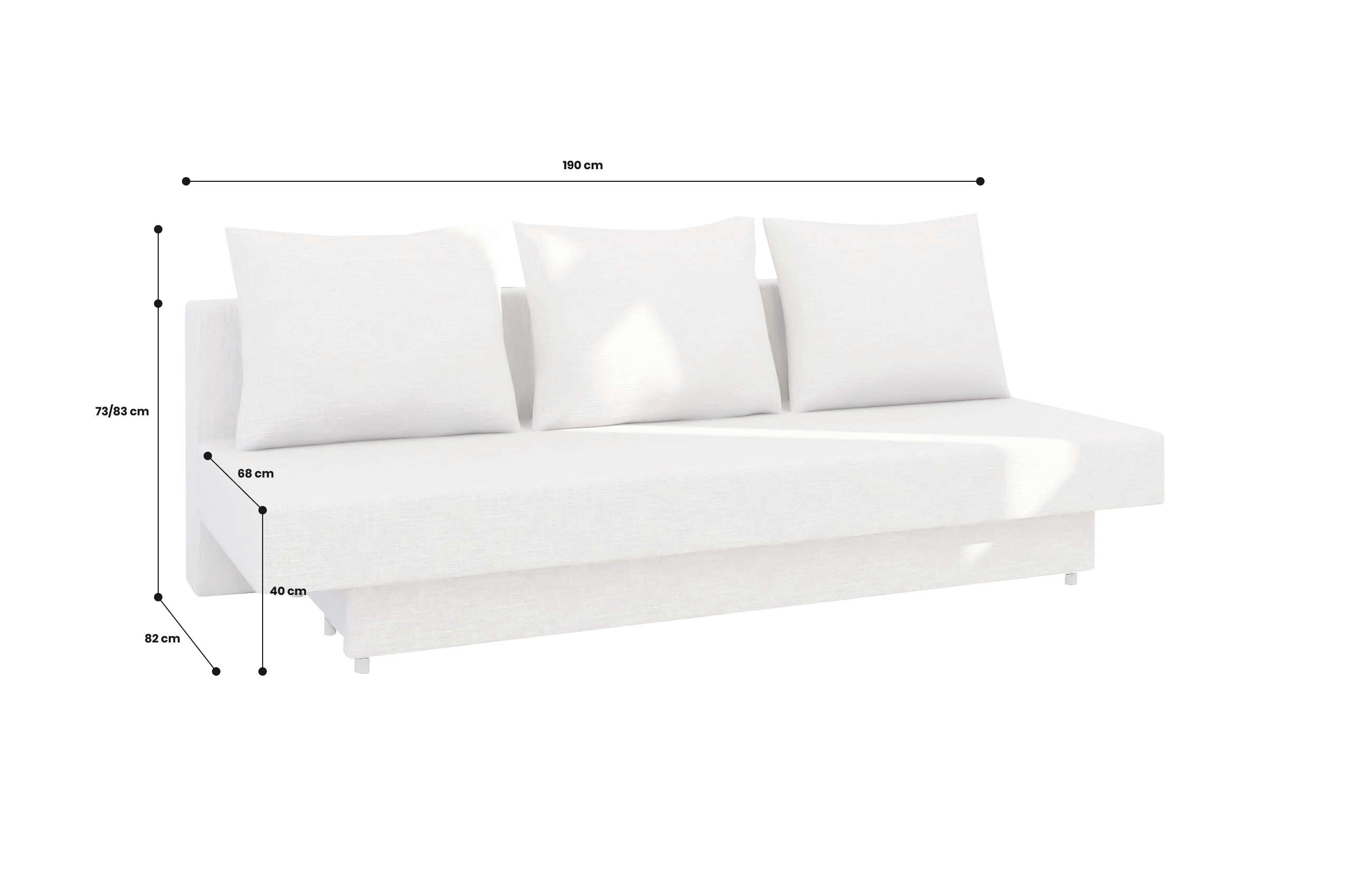 2er-Sofa Amaza