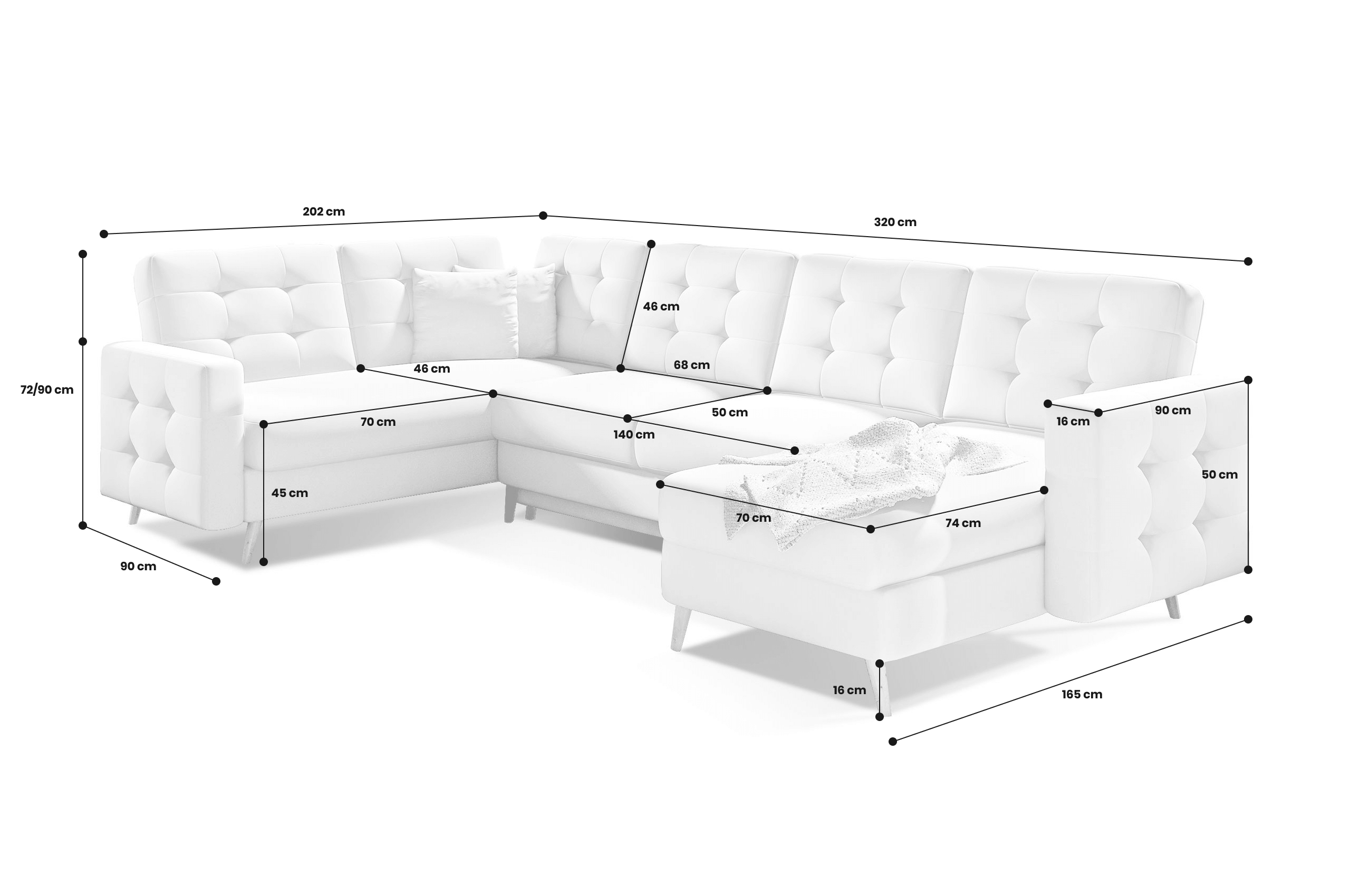 Wohnlandschaft Asgard U-P