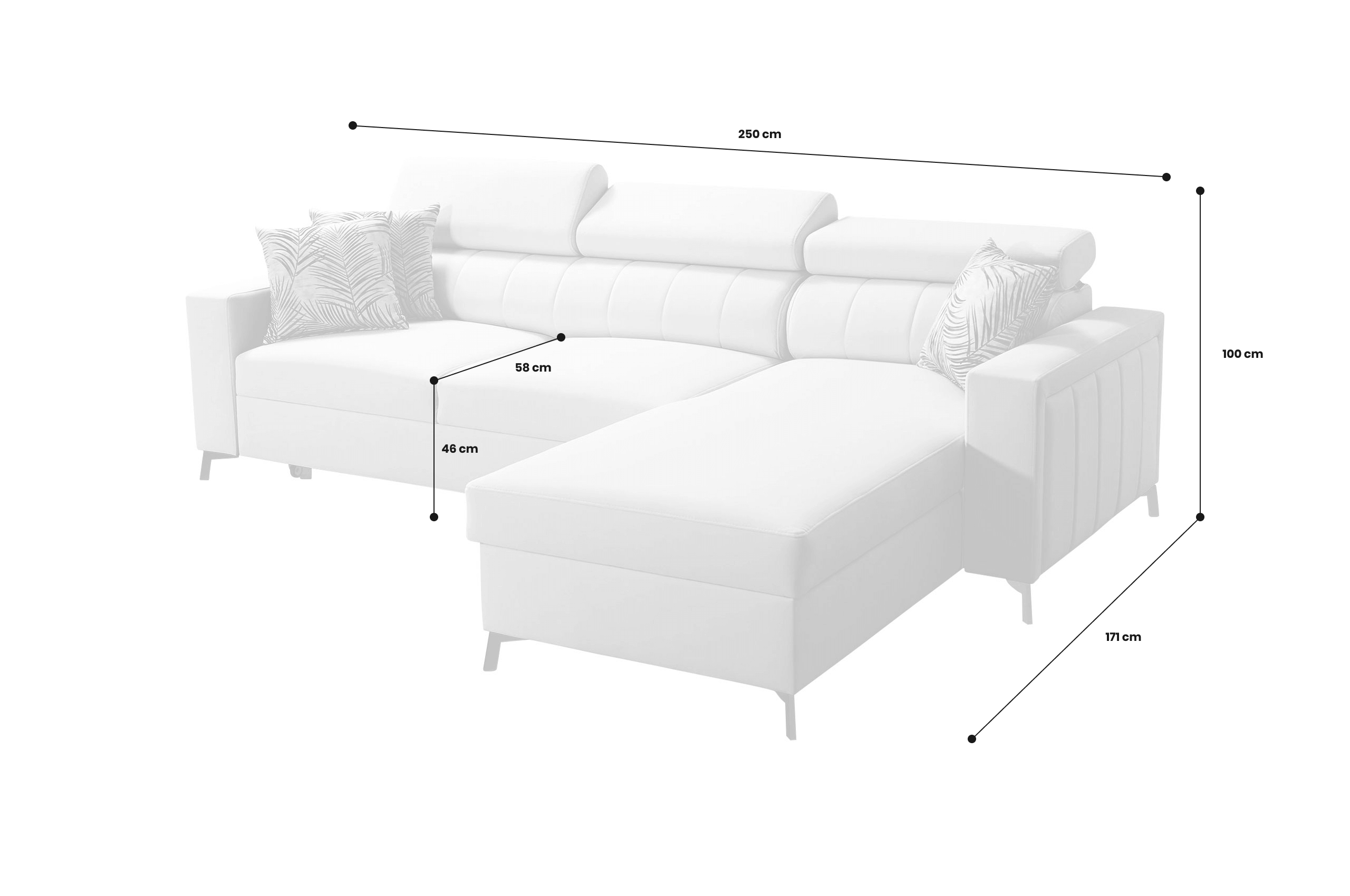 Ecksofa Baltico I mini