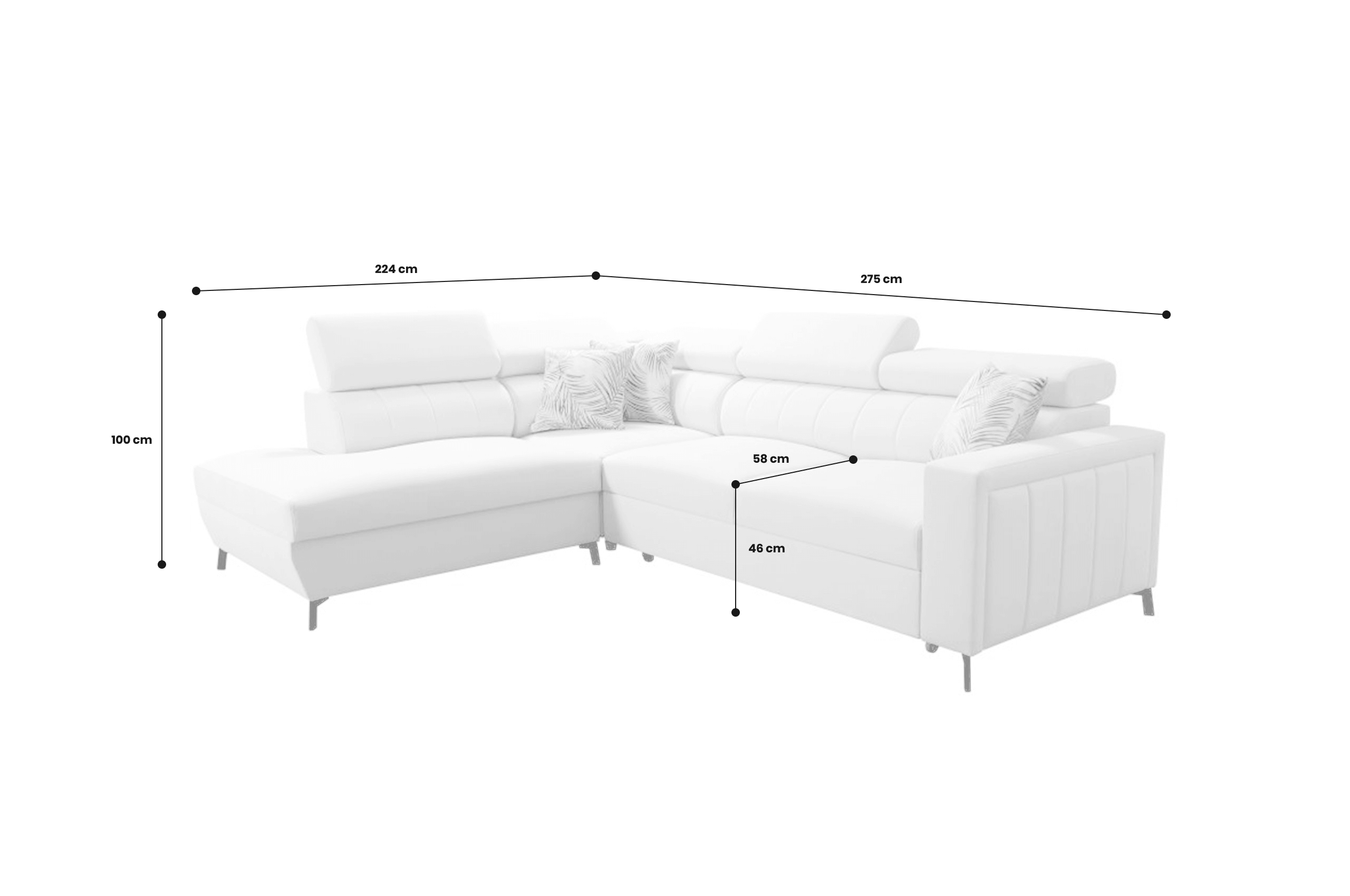 Ecksofa Baltico III Maxi