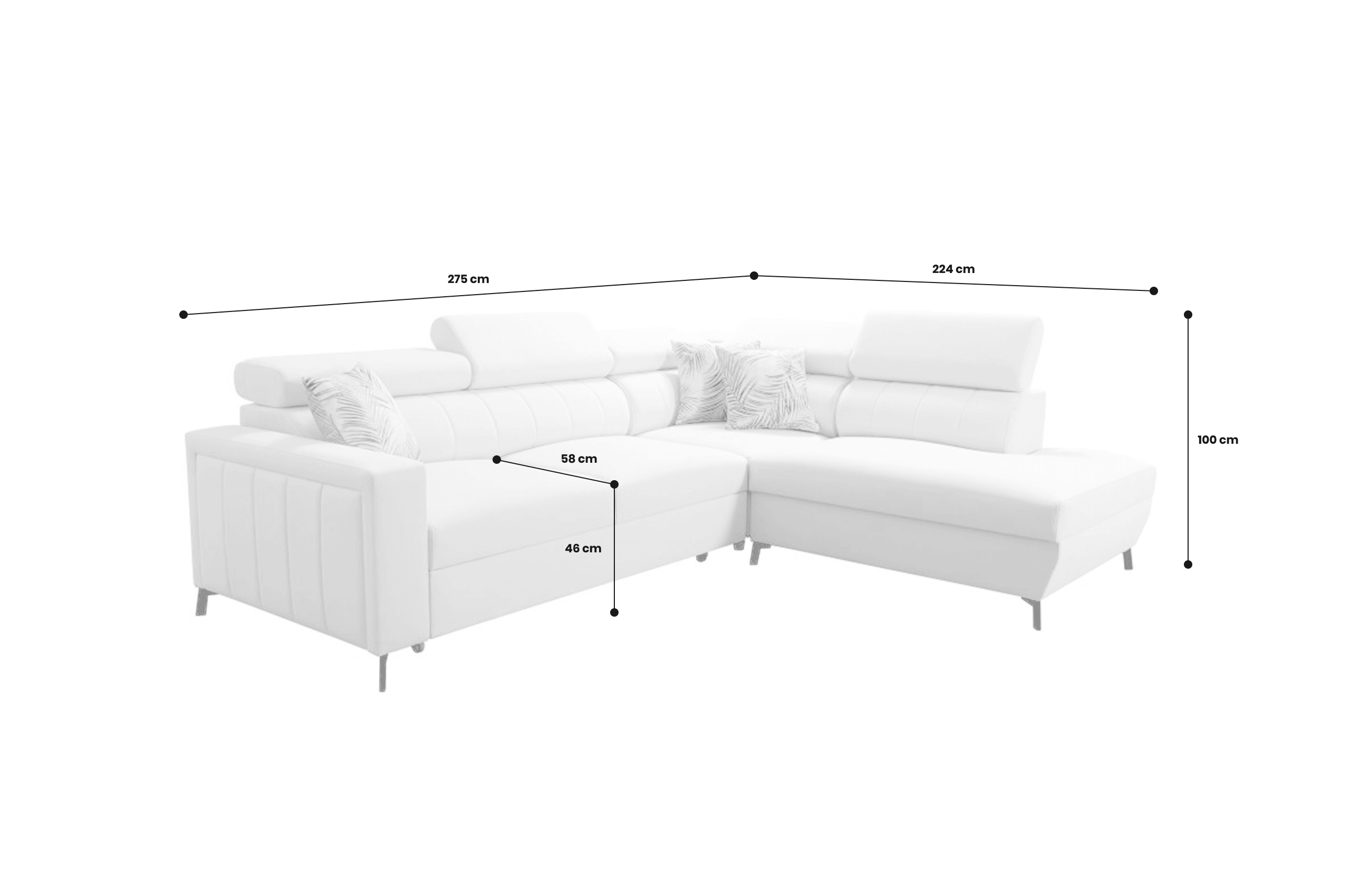 Ecksofa Baltico III Maxi
