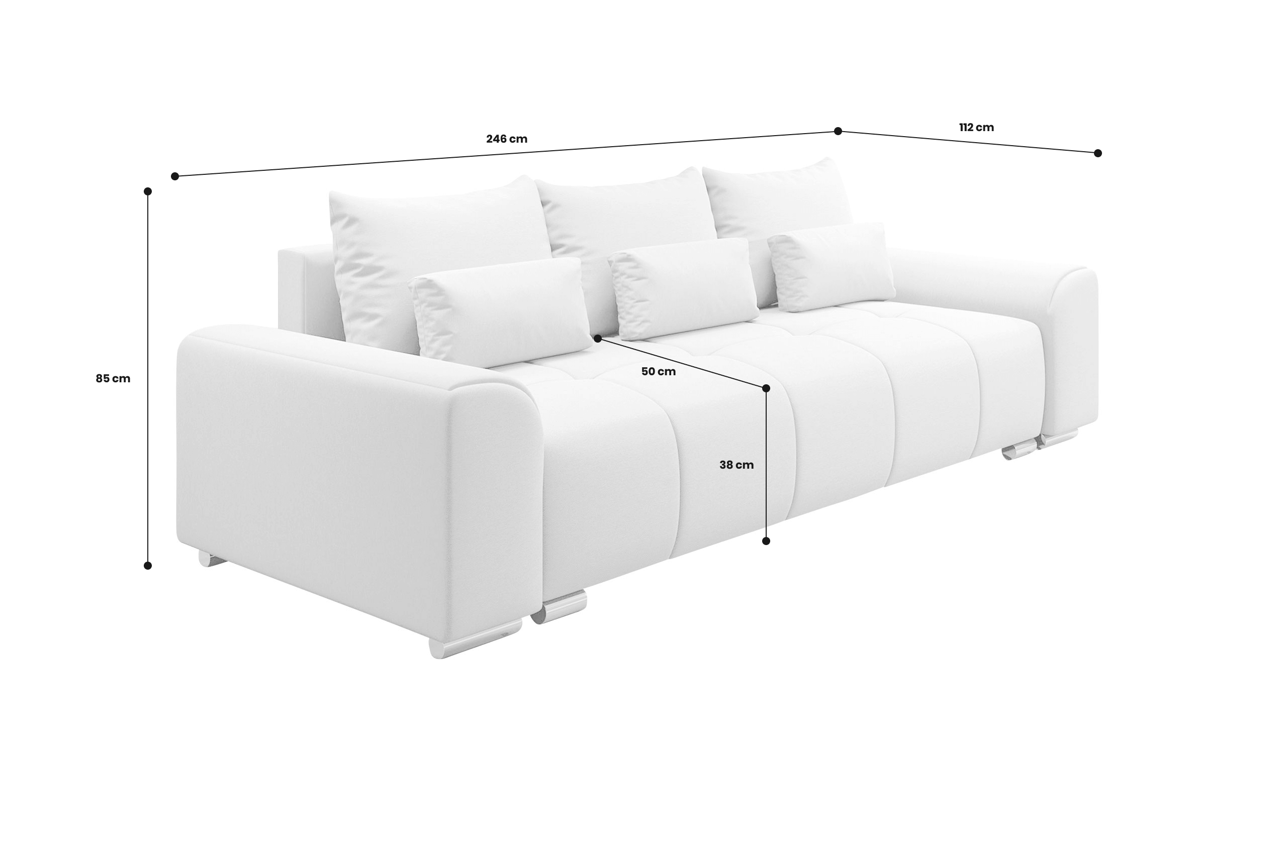 3er-Sofa Bolivio