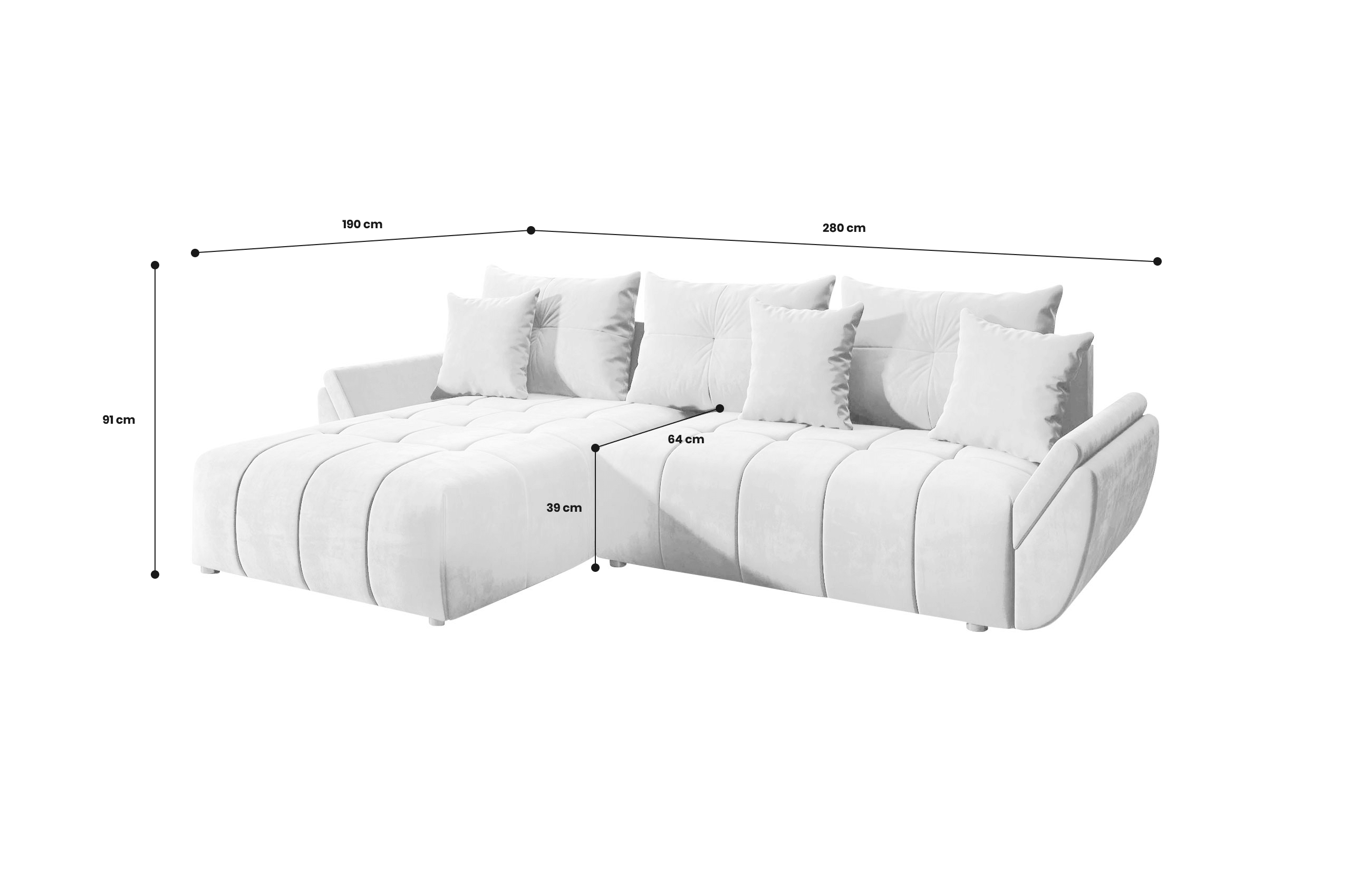 Ecksofa Universal Boom