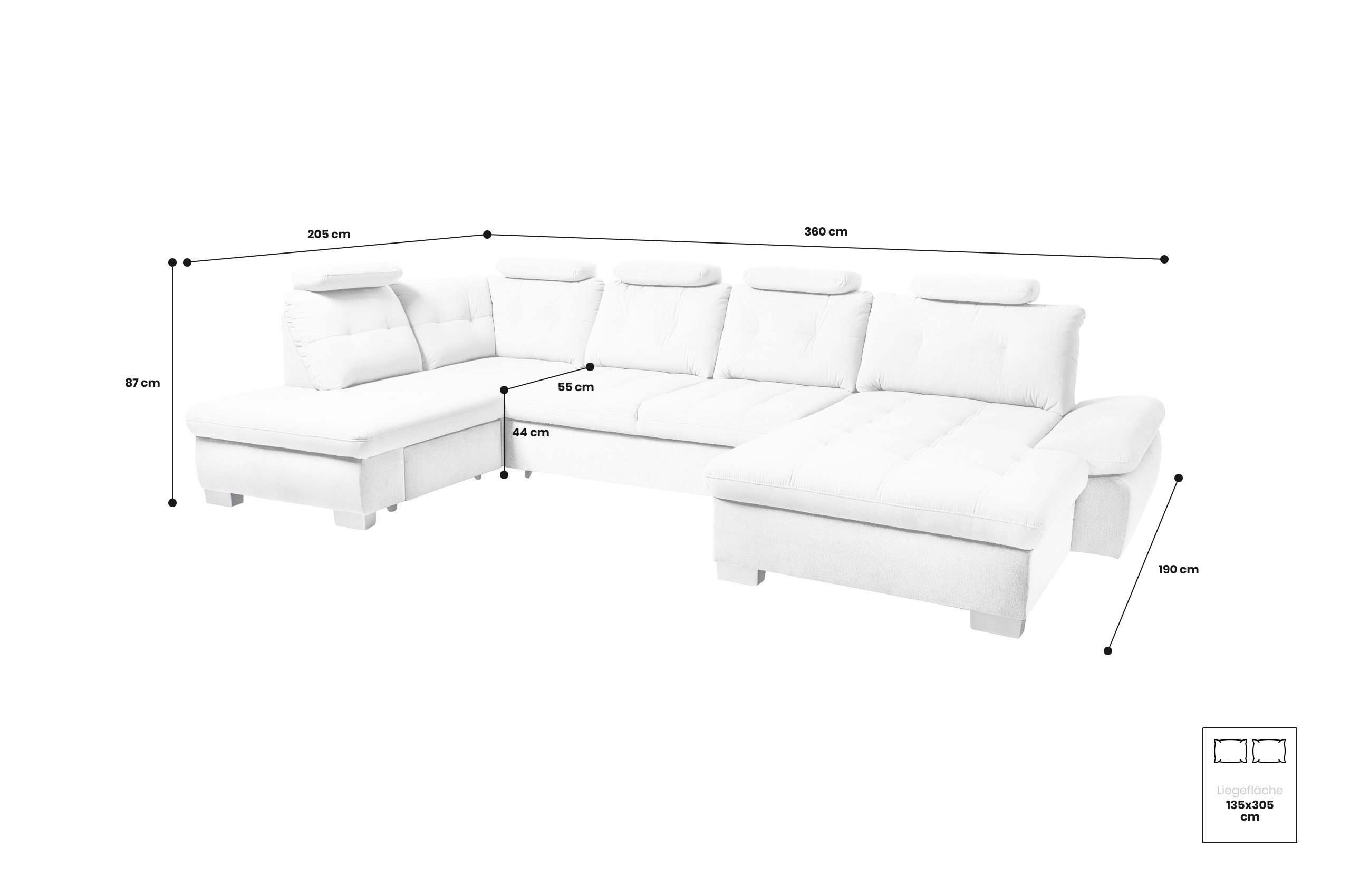 Wohnlandschaft Cremona