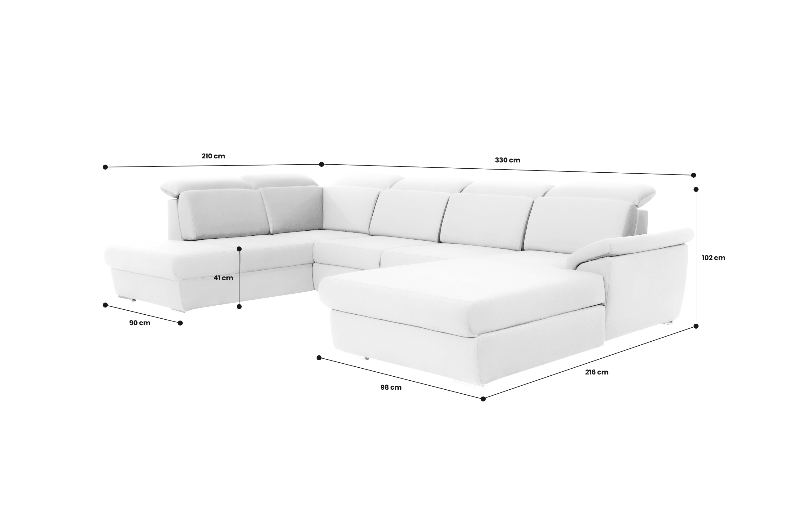 Wohnlandschaft Evanell-P