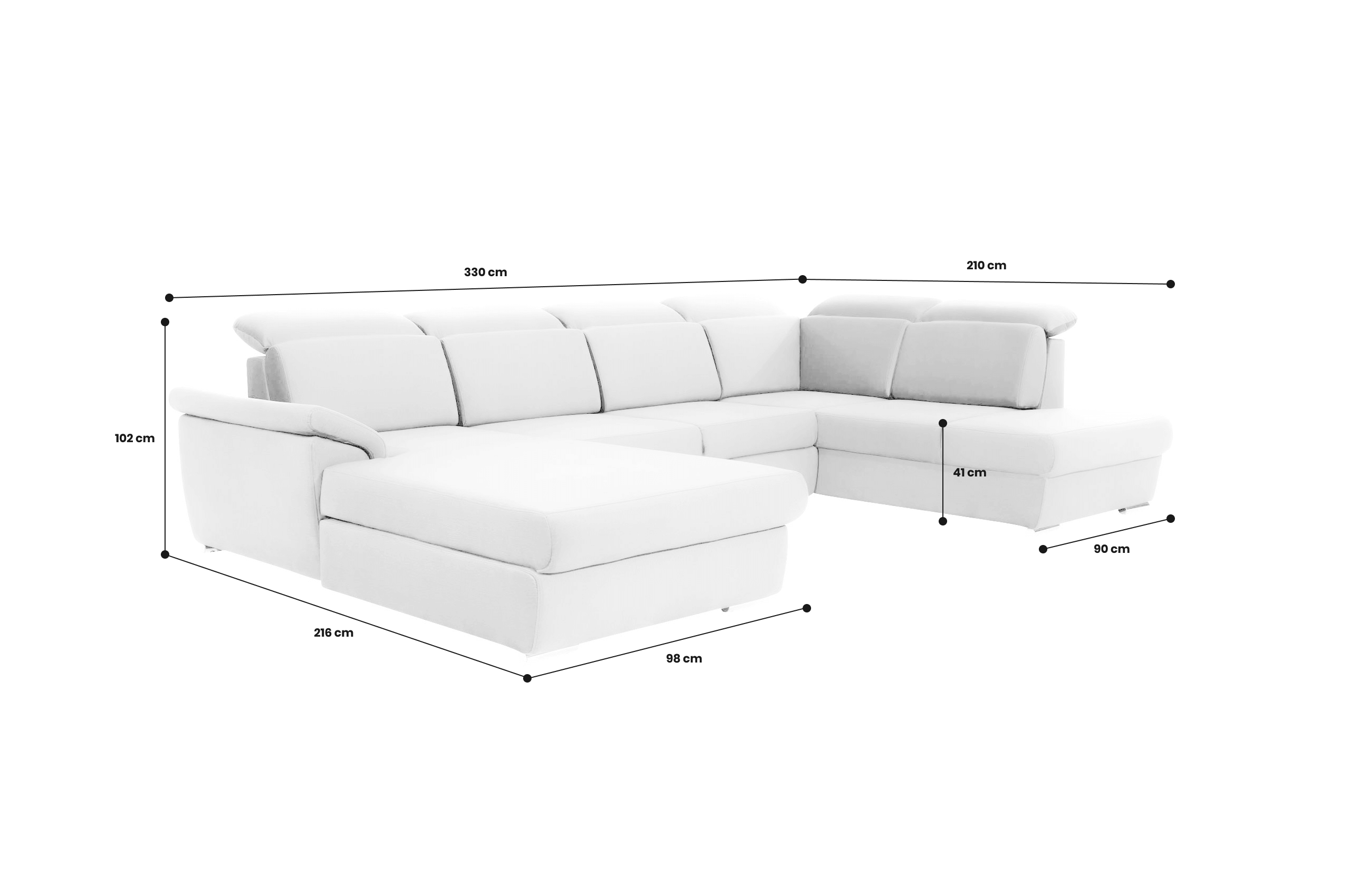 Wohnlandschaft Evanell-P