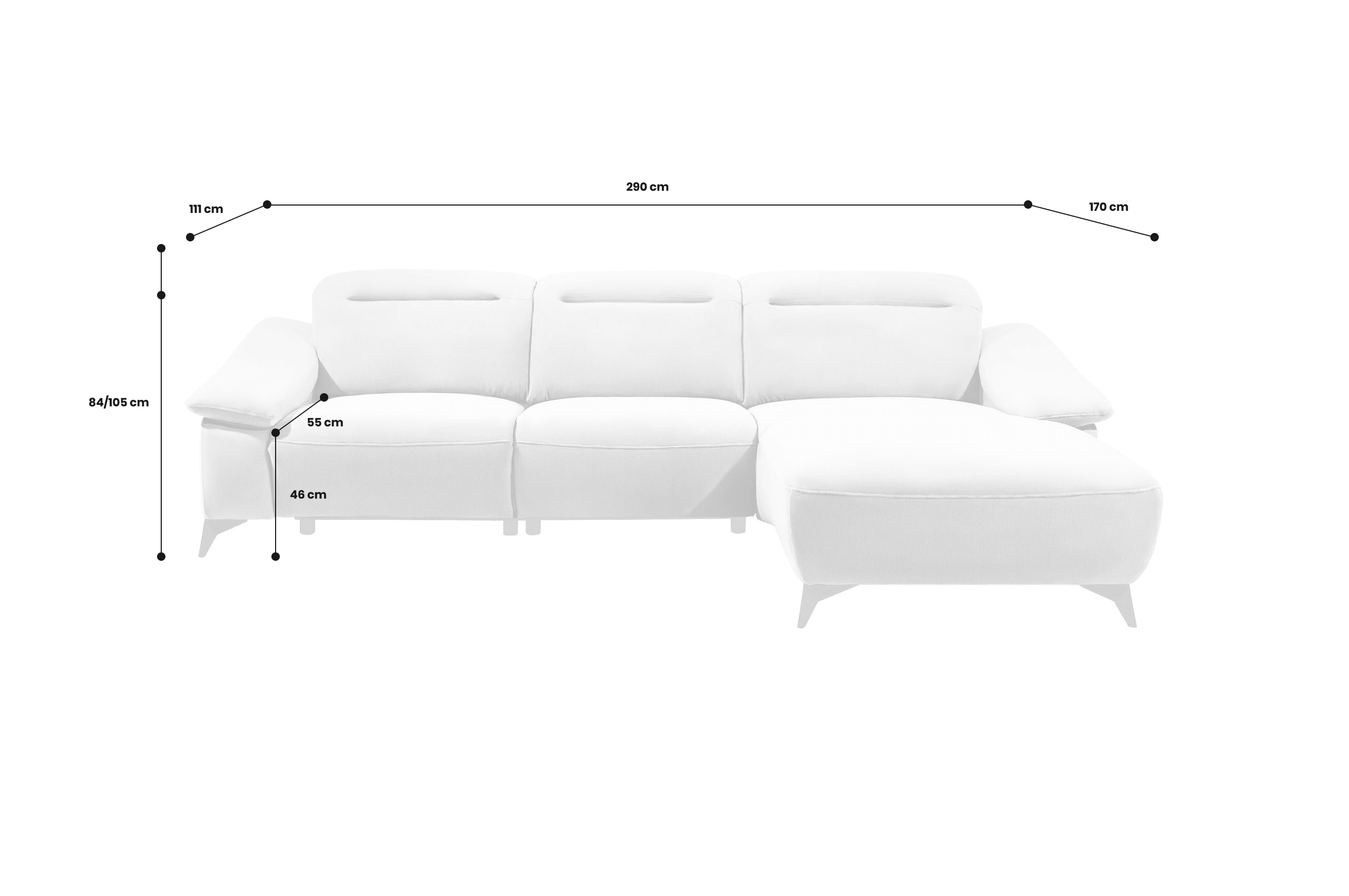 Sofa L-Form Gappa