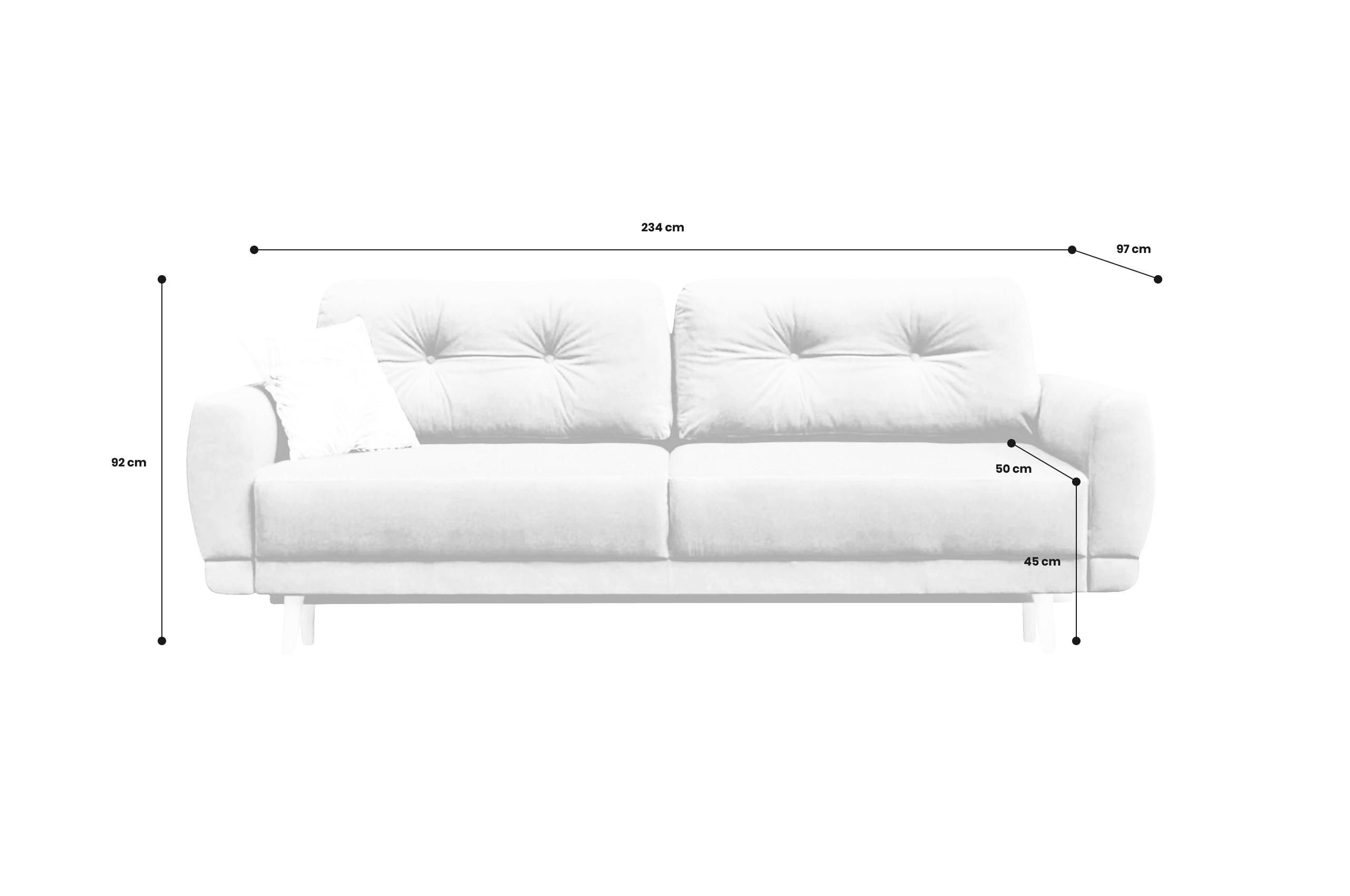 3er-Sofa Kalle