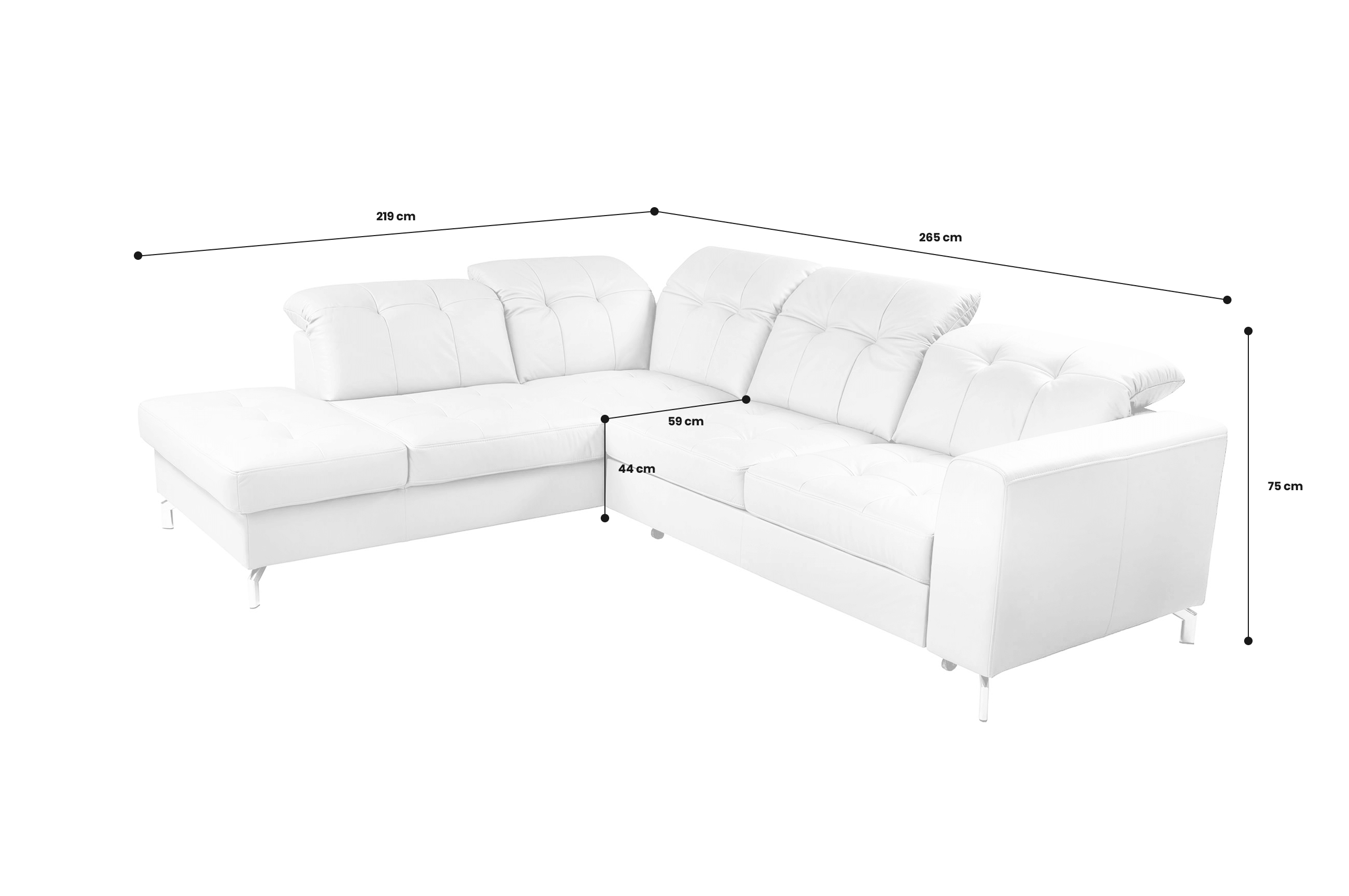 Ecksofa XL Lacona