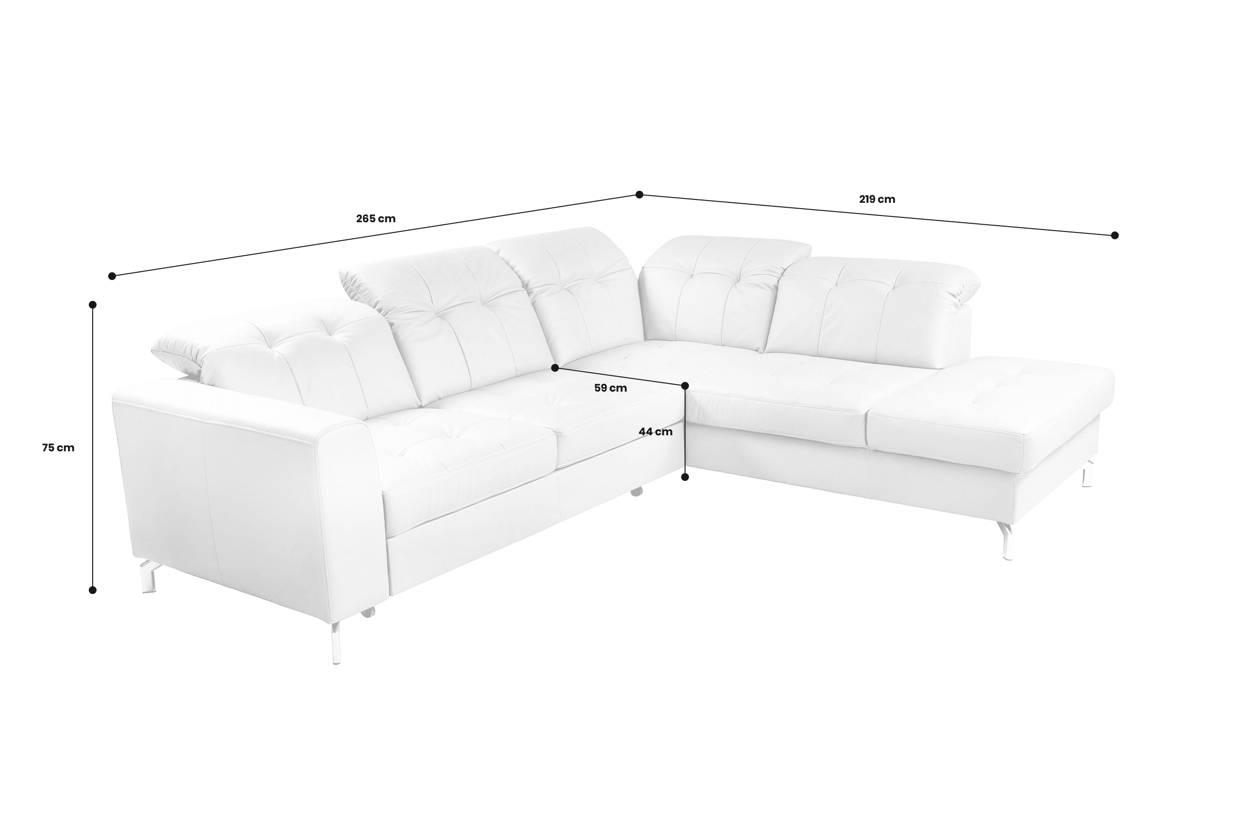 Ecksofa XL Lacona