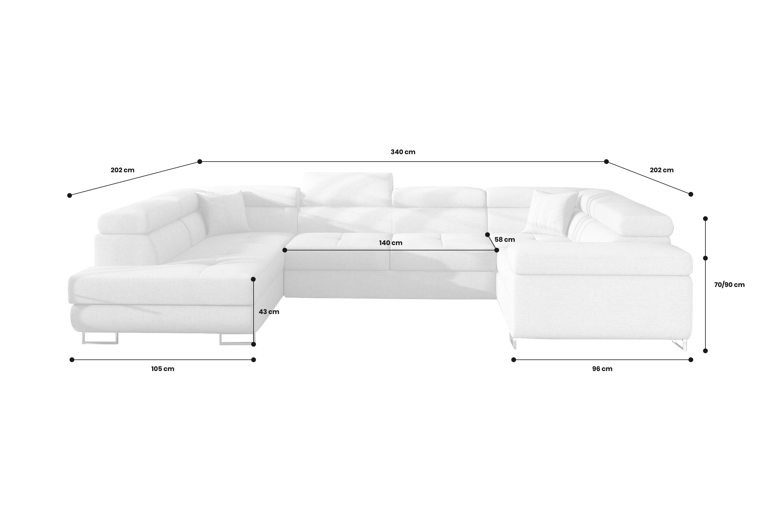 Wohnlandschaft Letto