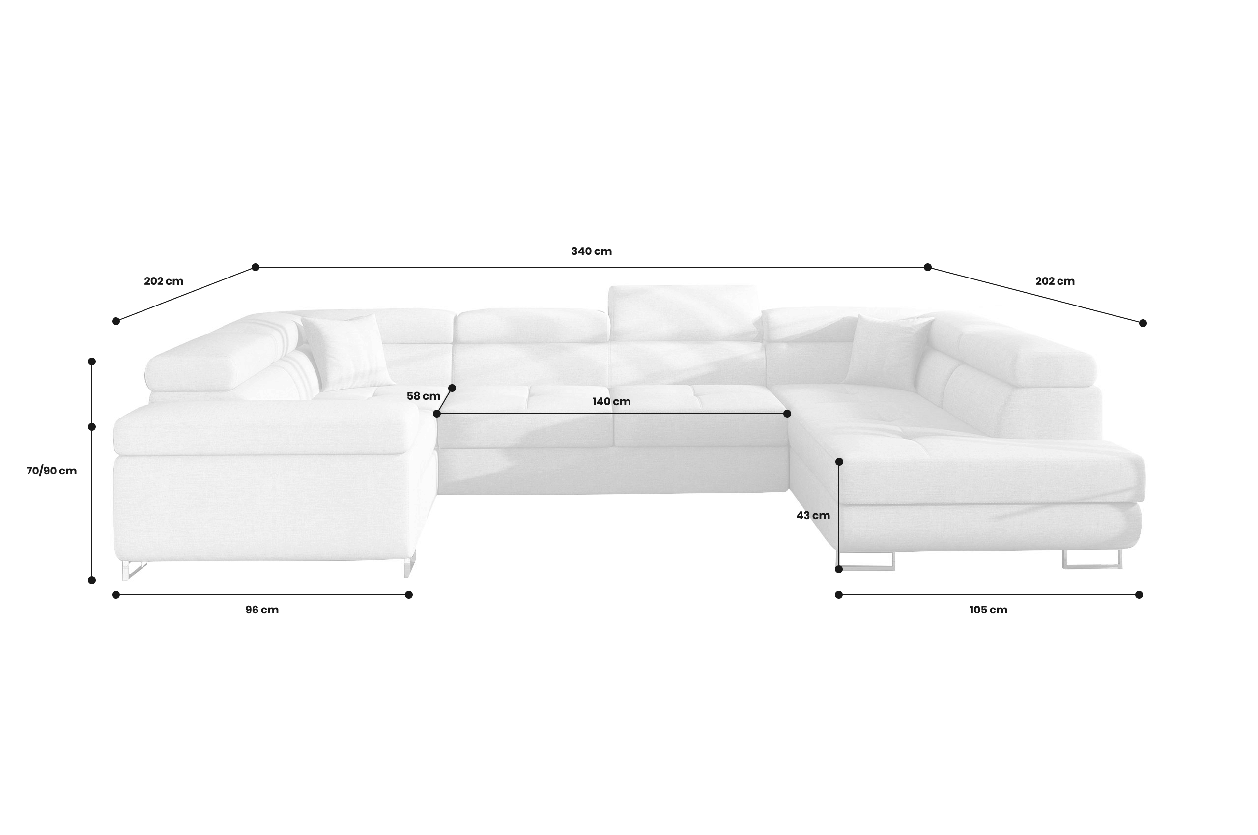 Wohnlandschaft Letto
