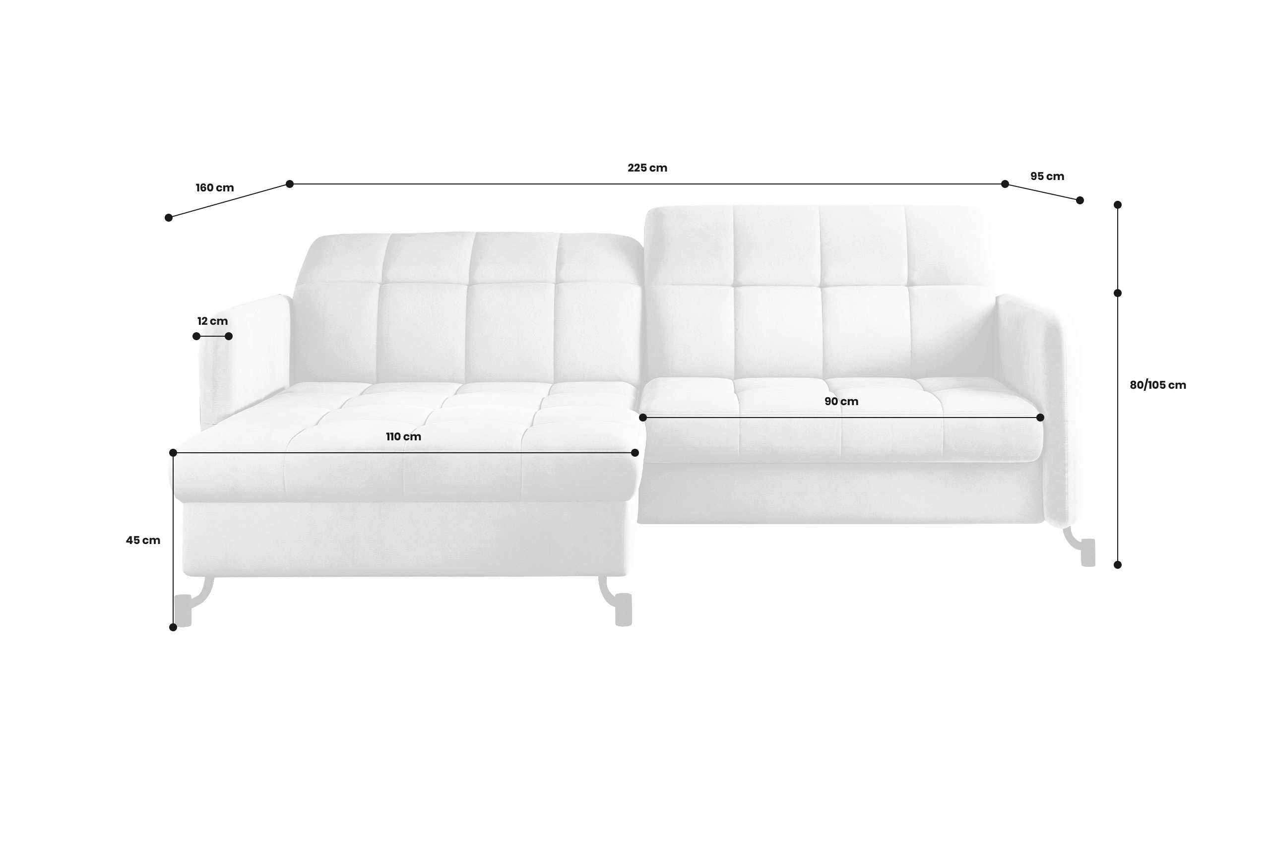 Ecksofa Lorette