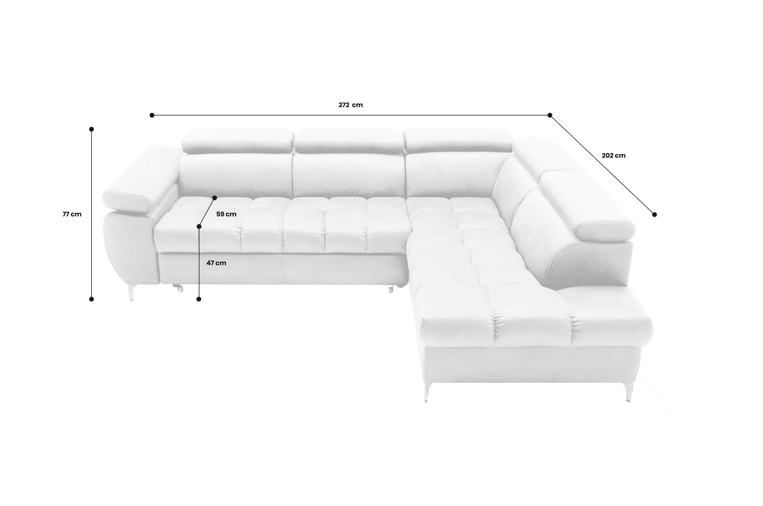Ecksofa Lugano