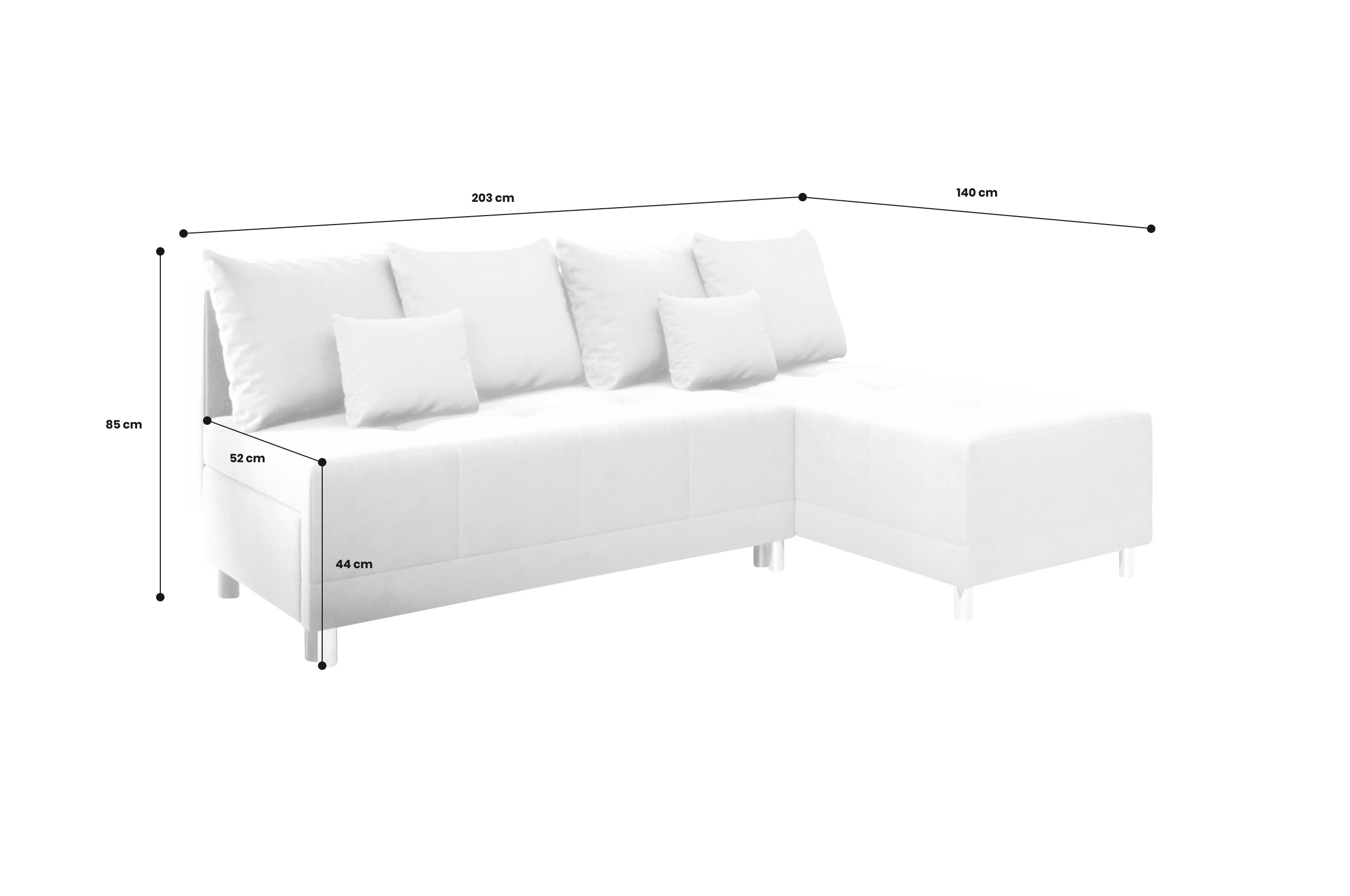 Ecksofa Universal Marco