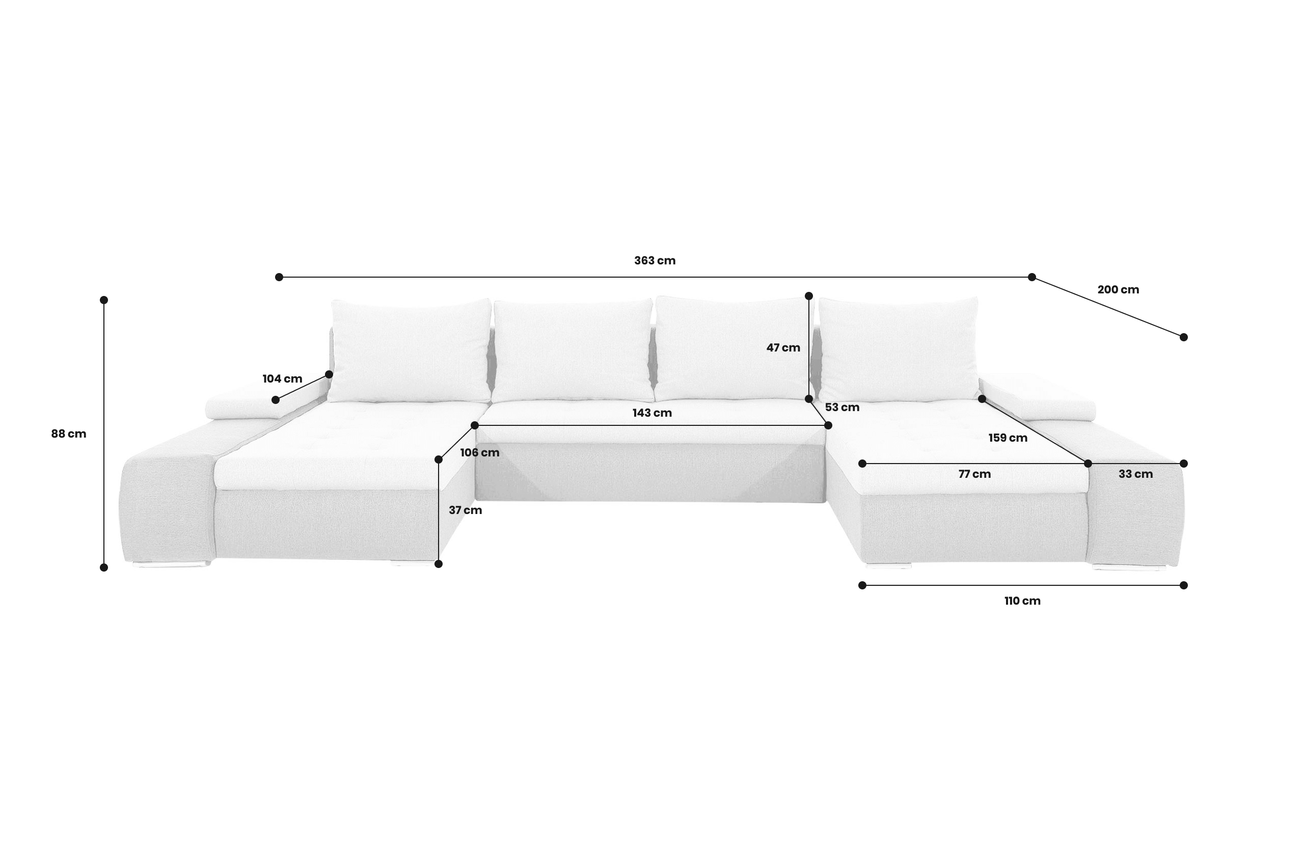 Wohnlandschaft Marino-P
