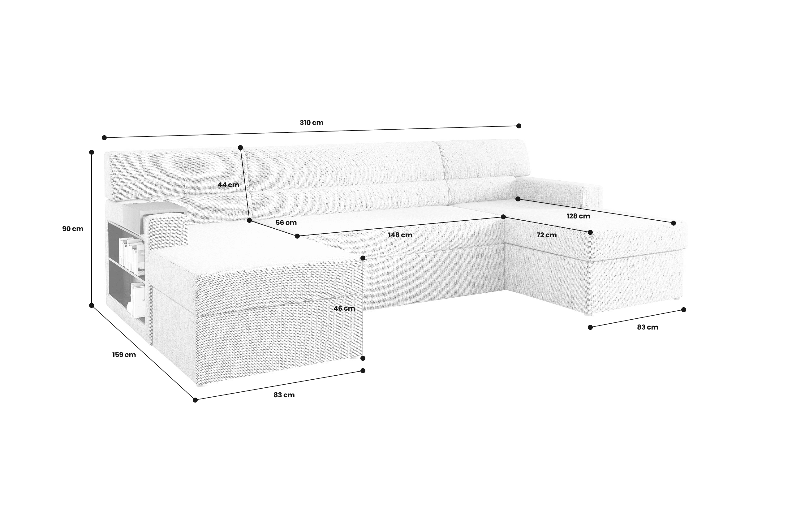 Wohnlandschaft Markos-P