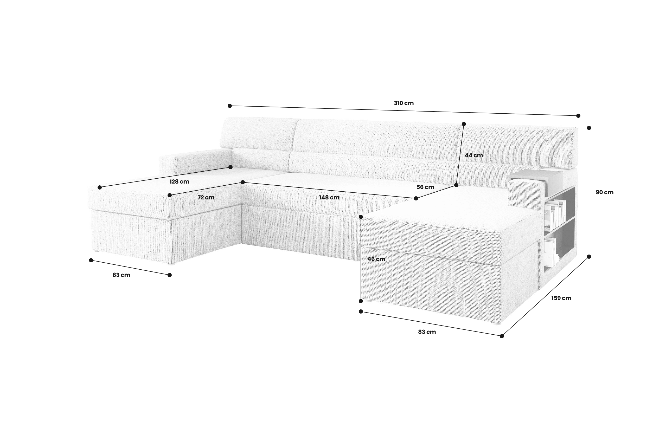 Wohnlandschaft Markos-P