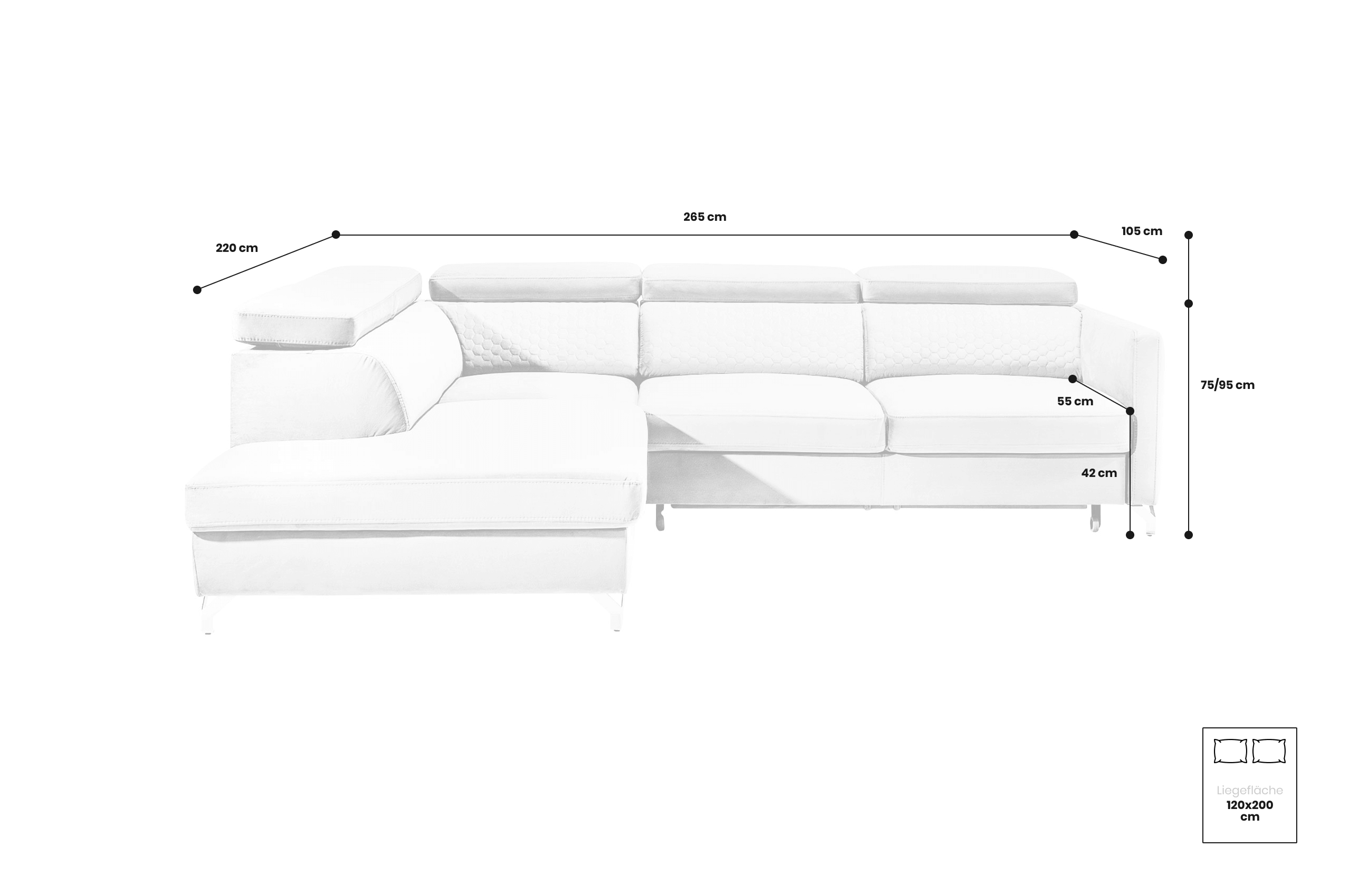 Ecksofa Marozzo