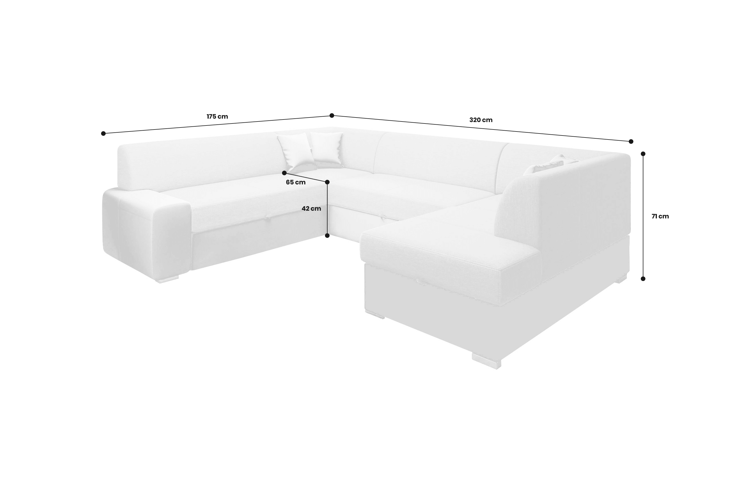 Wohnlandschaft Minos-P