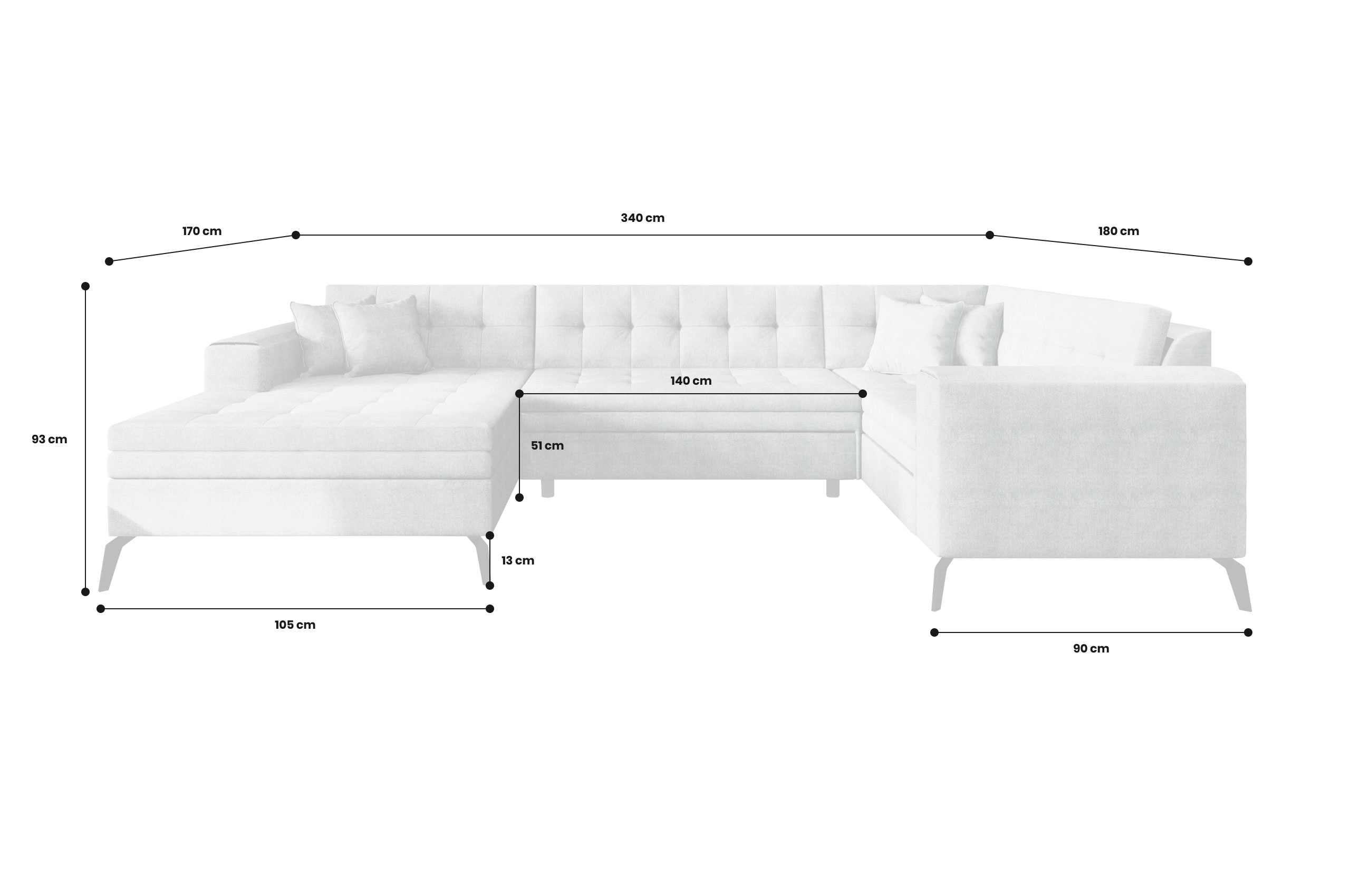Wohnlandschaft Montez