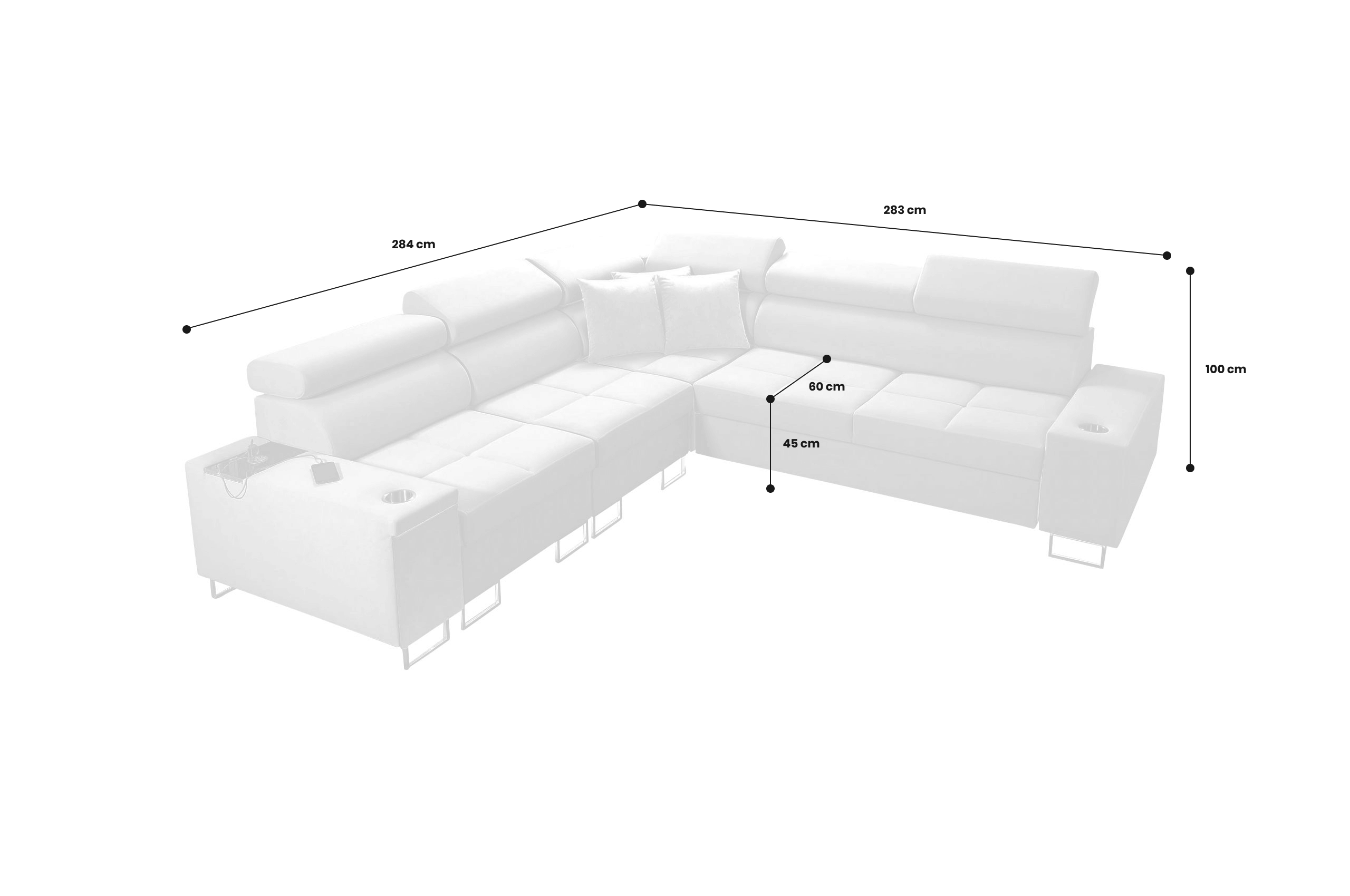 Eckgarnitur Morena III