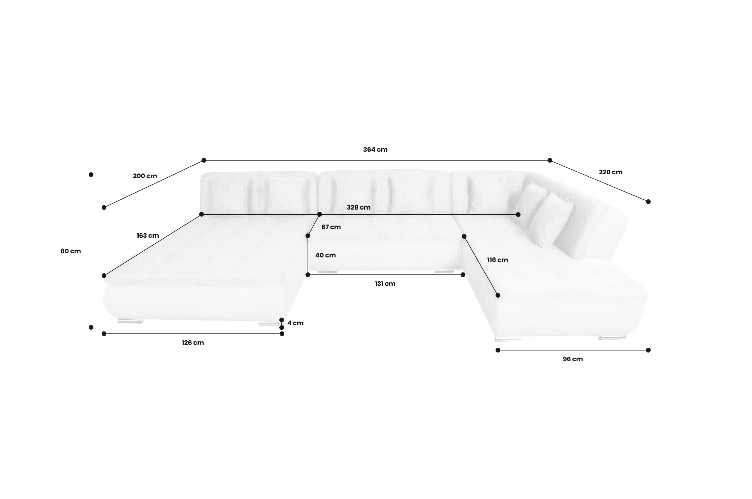 Wohnlandschaft Pool - P