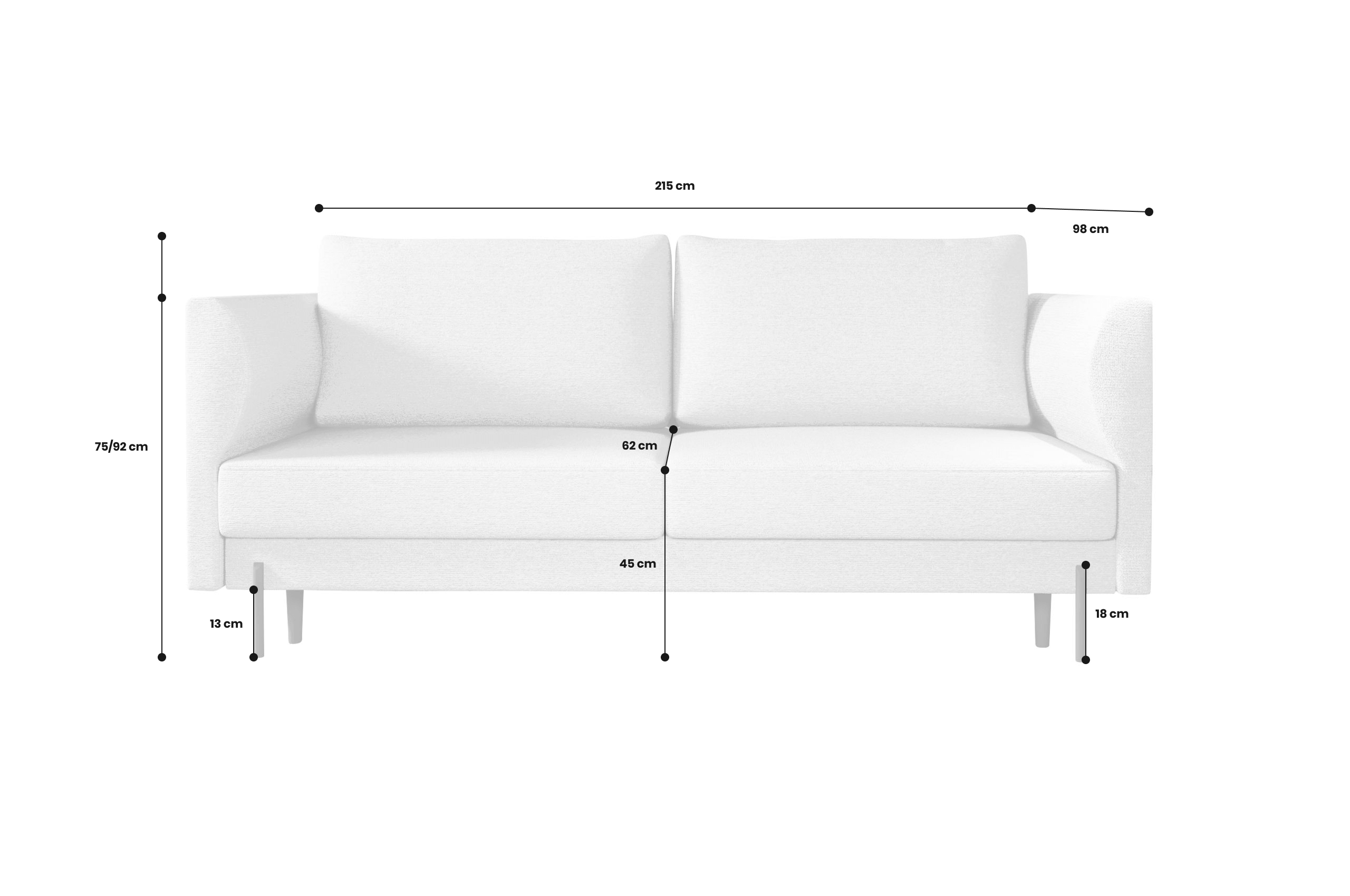 2er-Sofa Revi