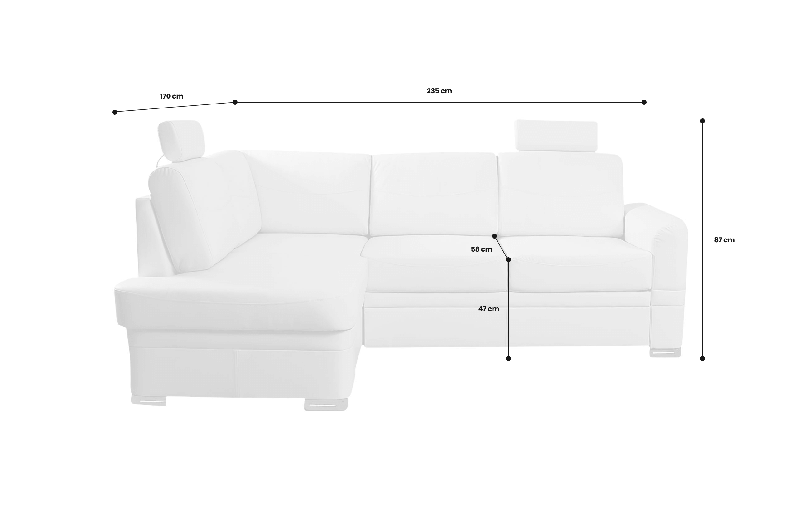 Sofa L-Form Robin