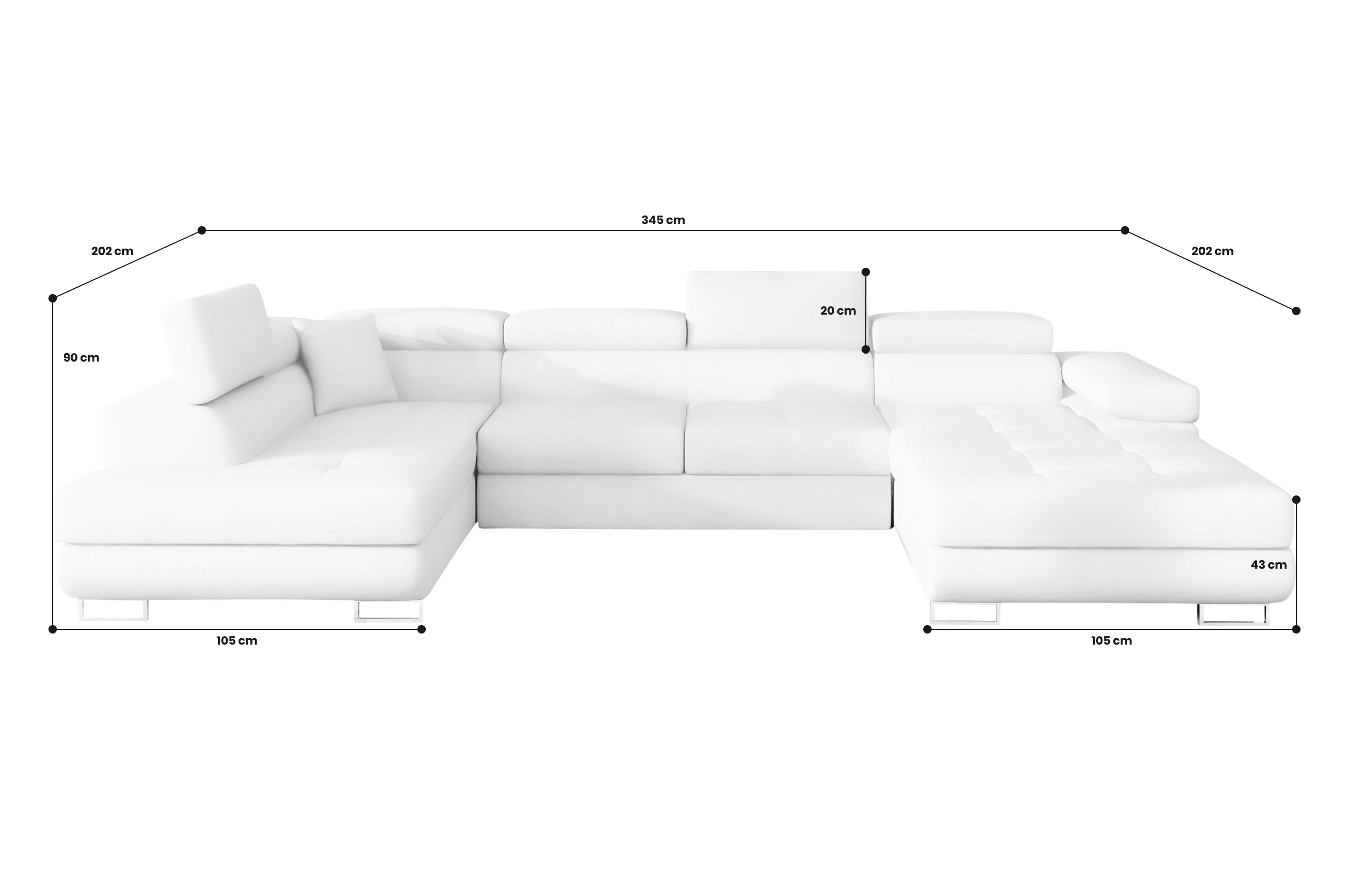Wohnlandschaft Rodrigo-P