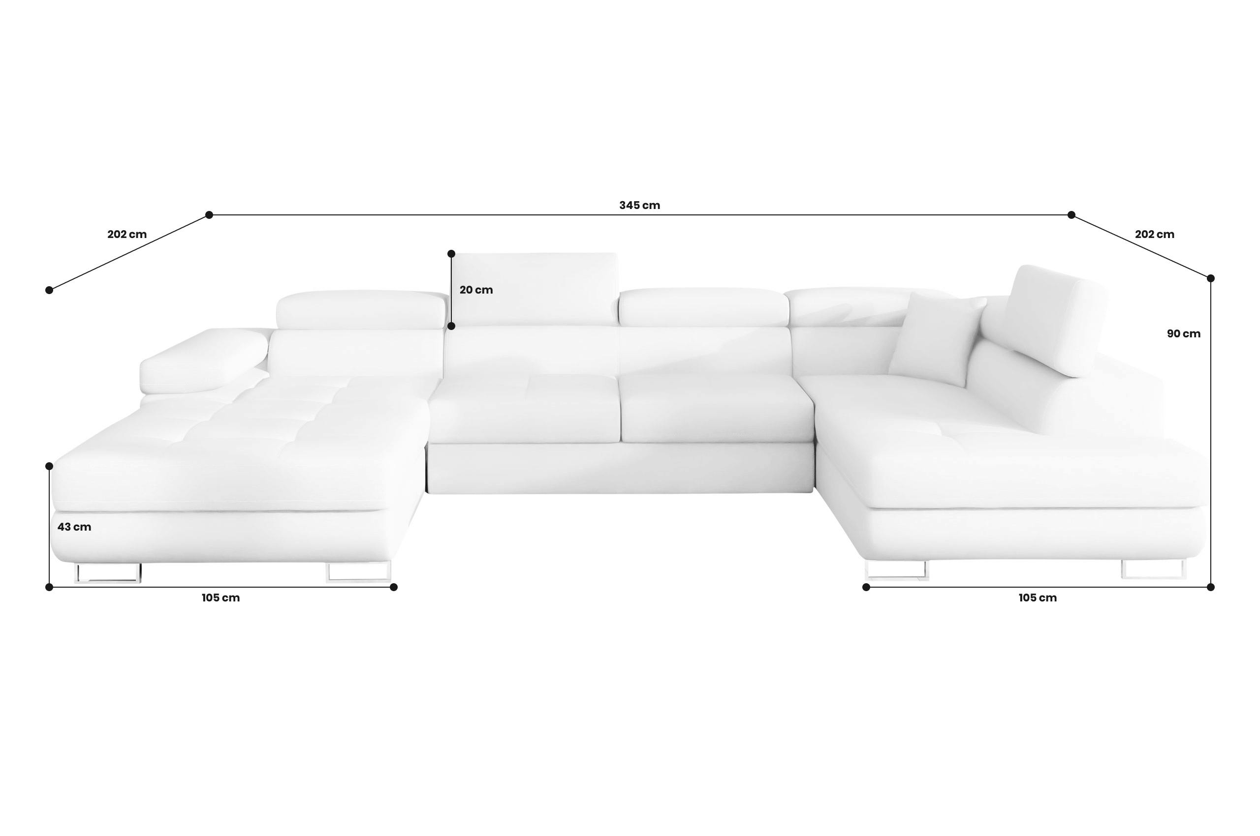 Wohnlandschaft Rodrigo-P