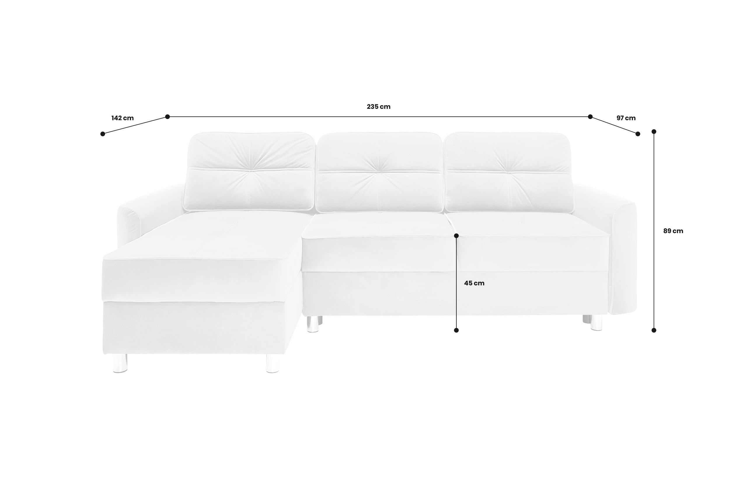 Ecksofa Universal Savoy
