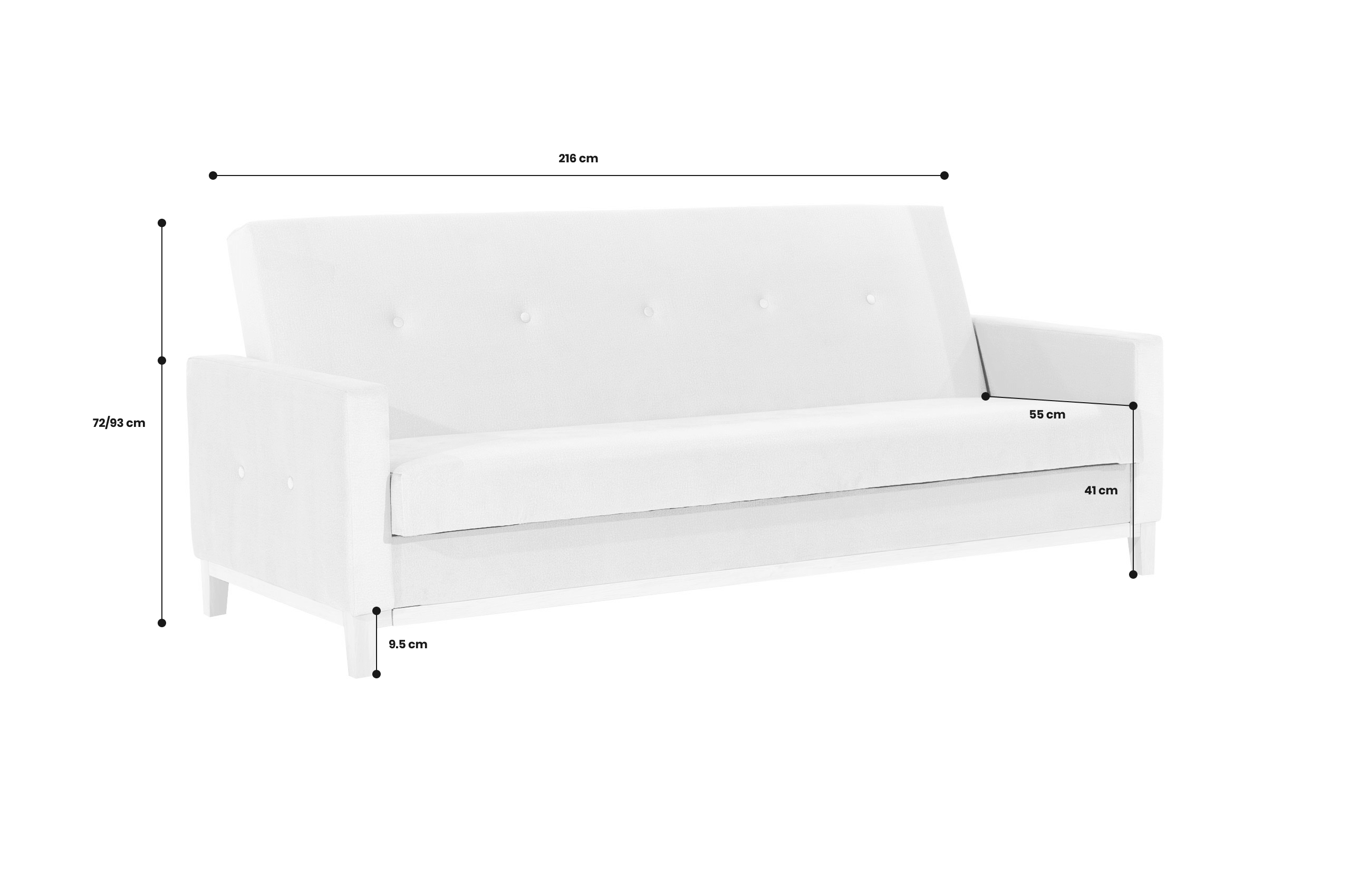 2er-Sofa Selene