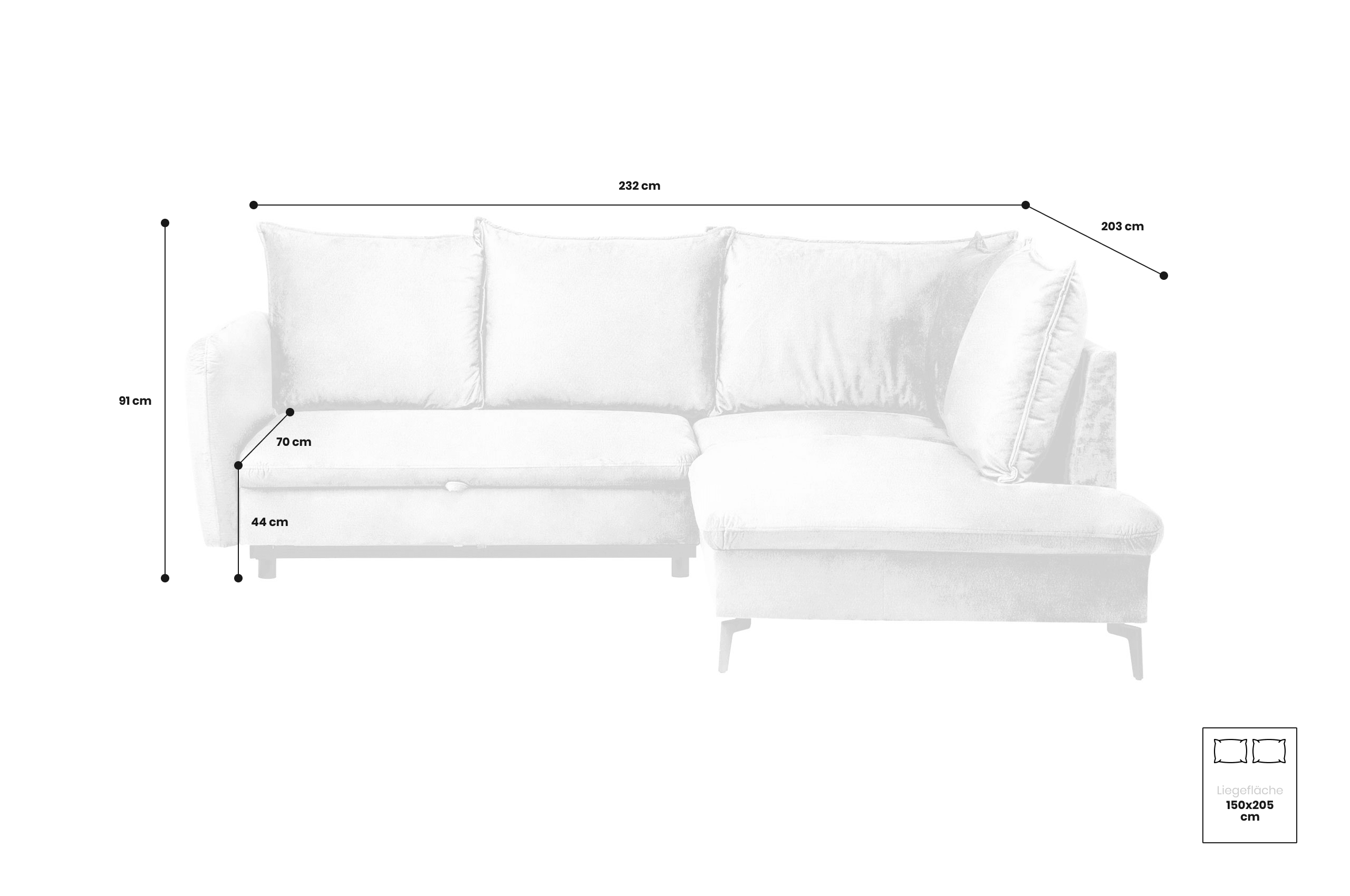 Ecksofa Shape