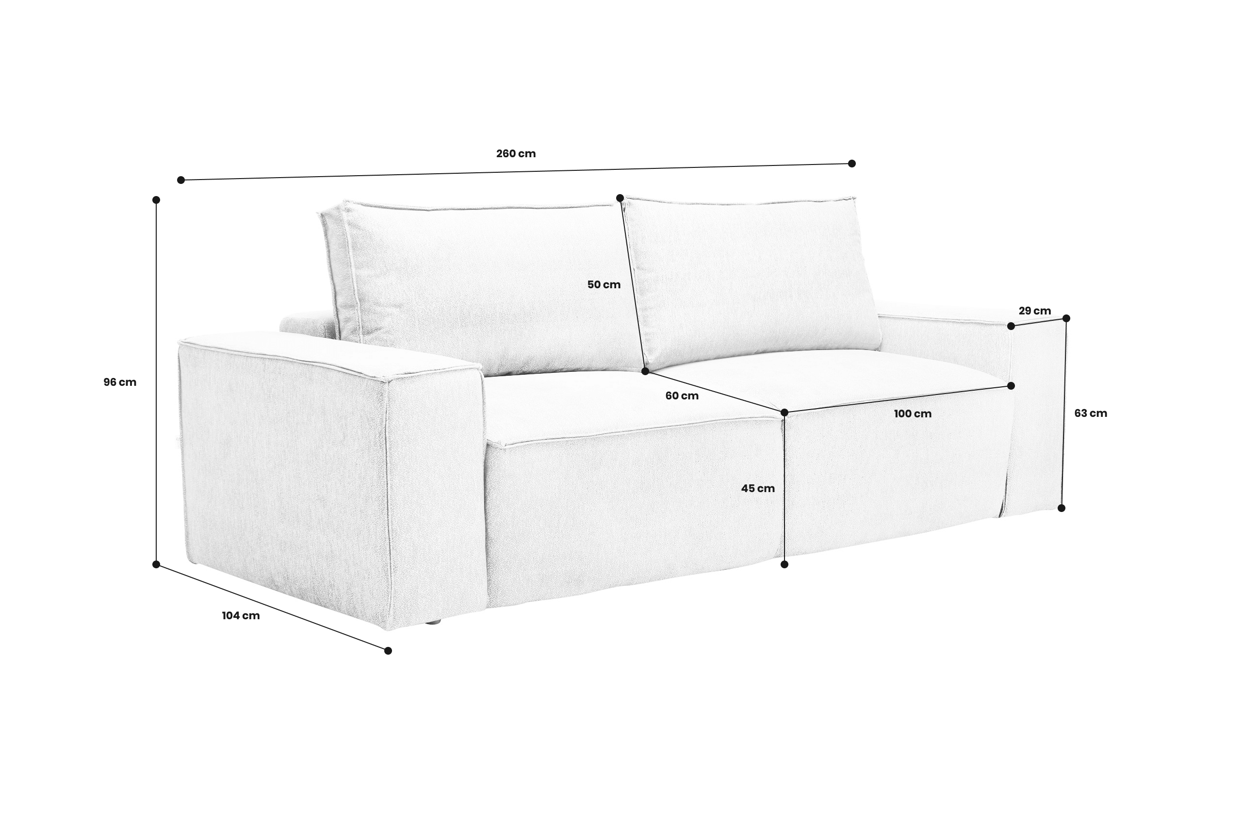 3er-Sofa Silla