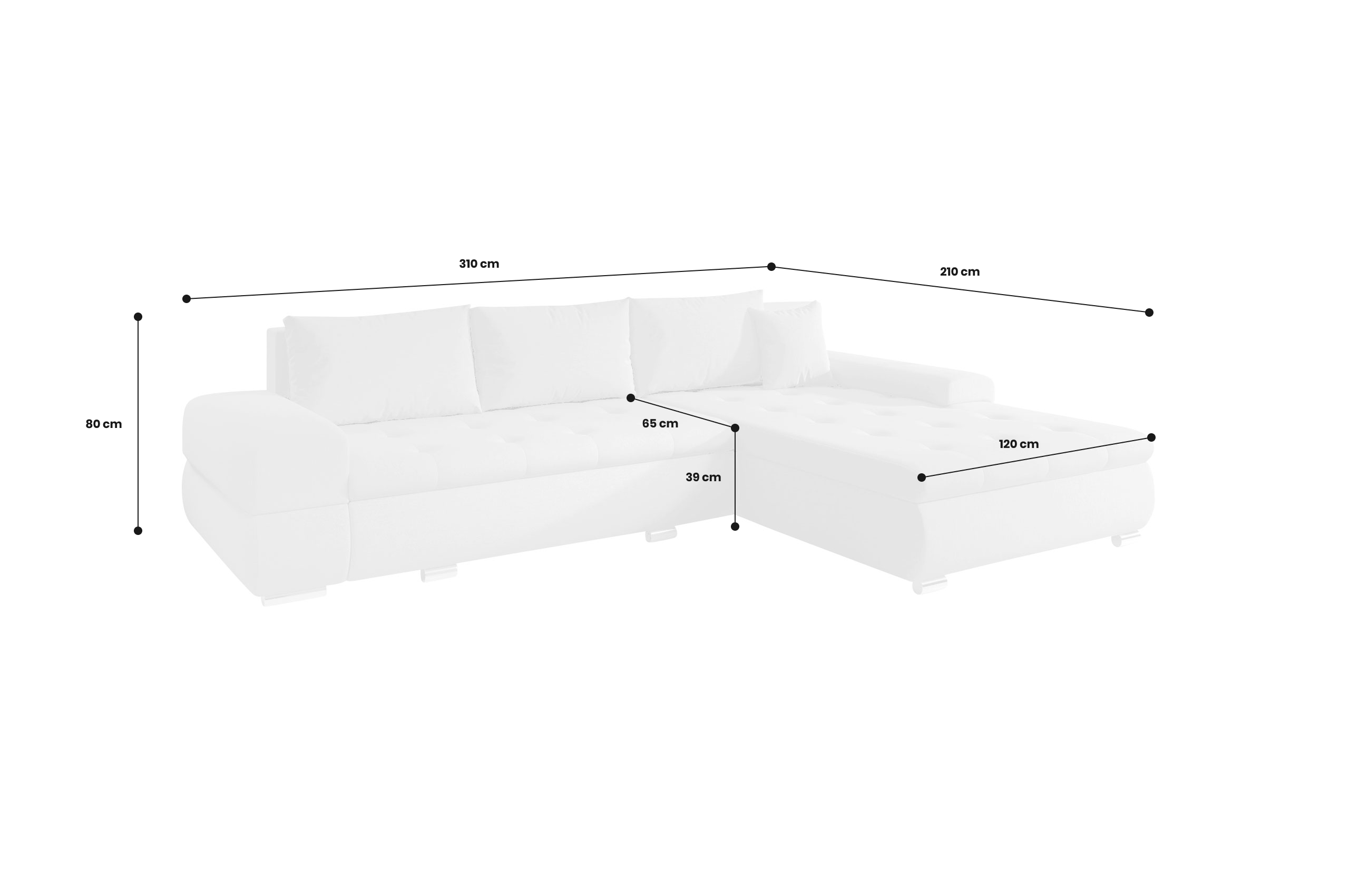 Ecksofa Universal Sorento