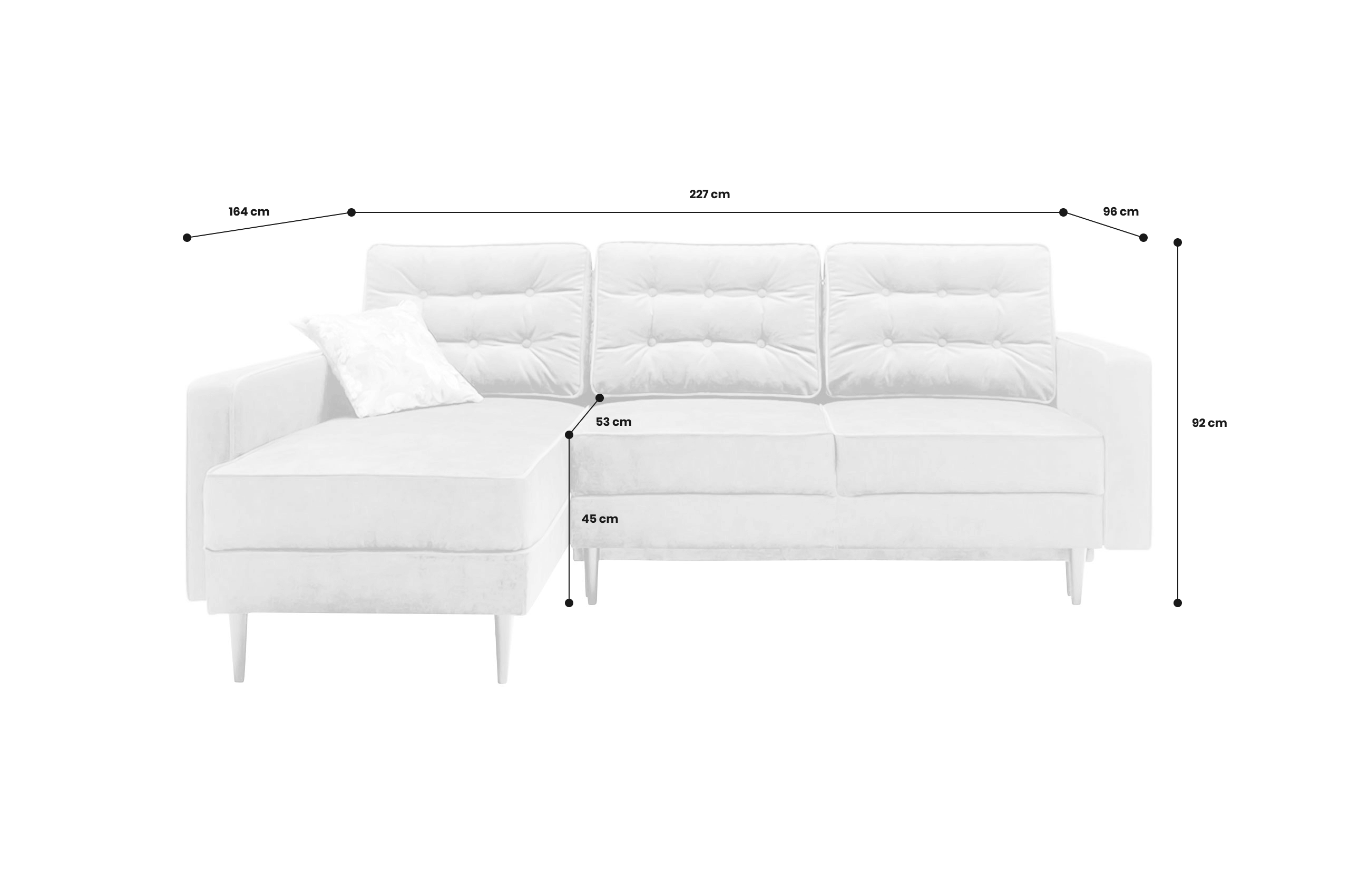 Sofa L-Form Tivoli I