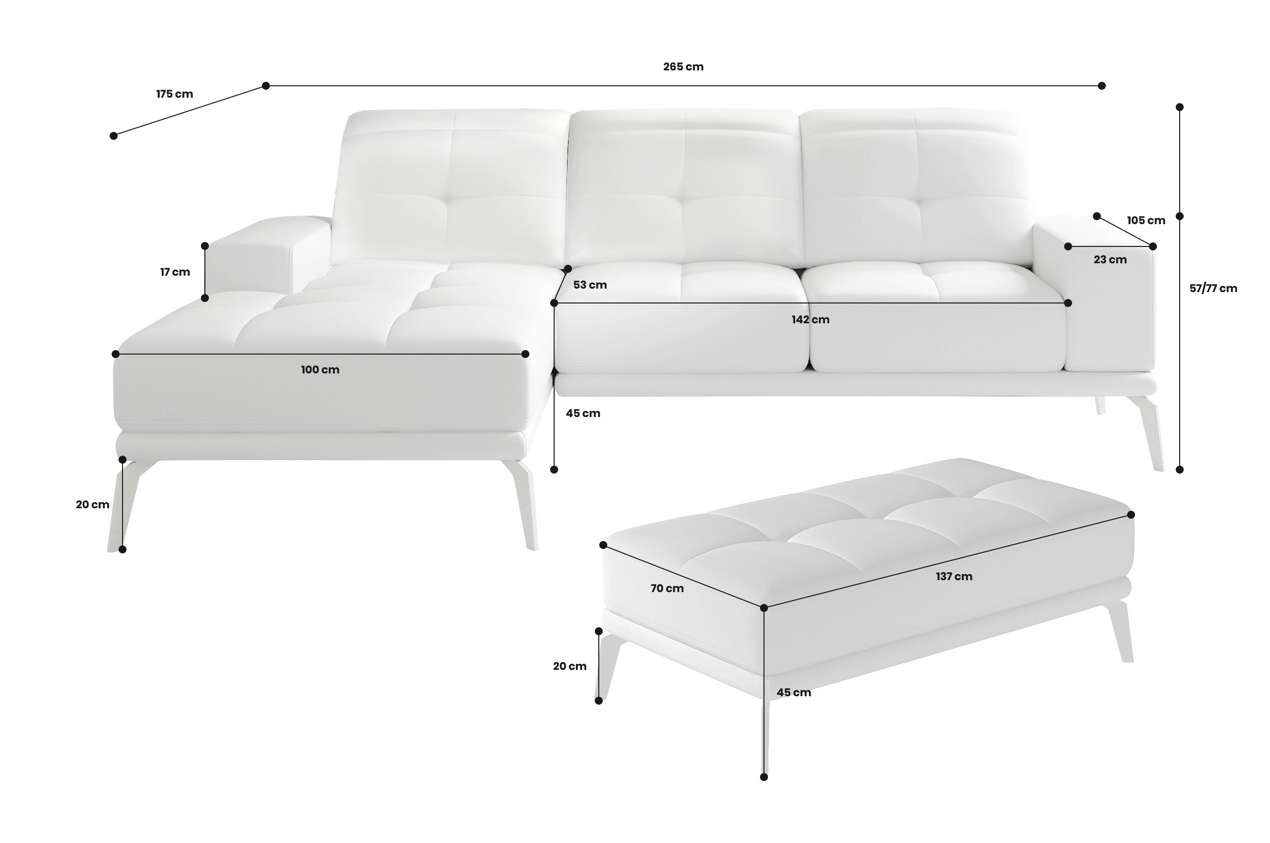 Eckgarnitur Torrense
